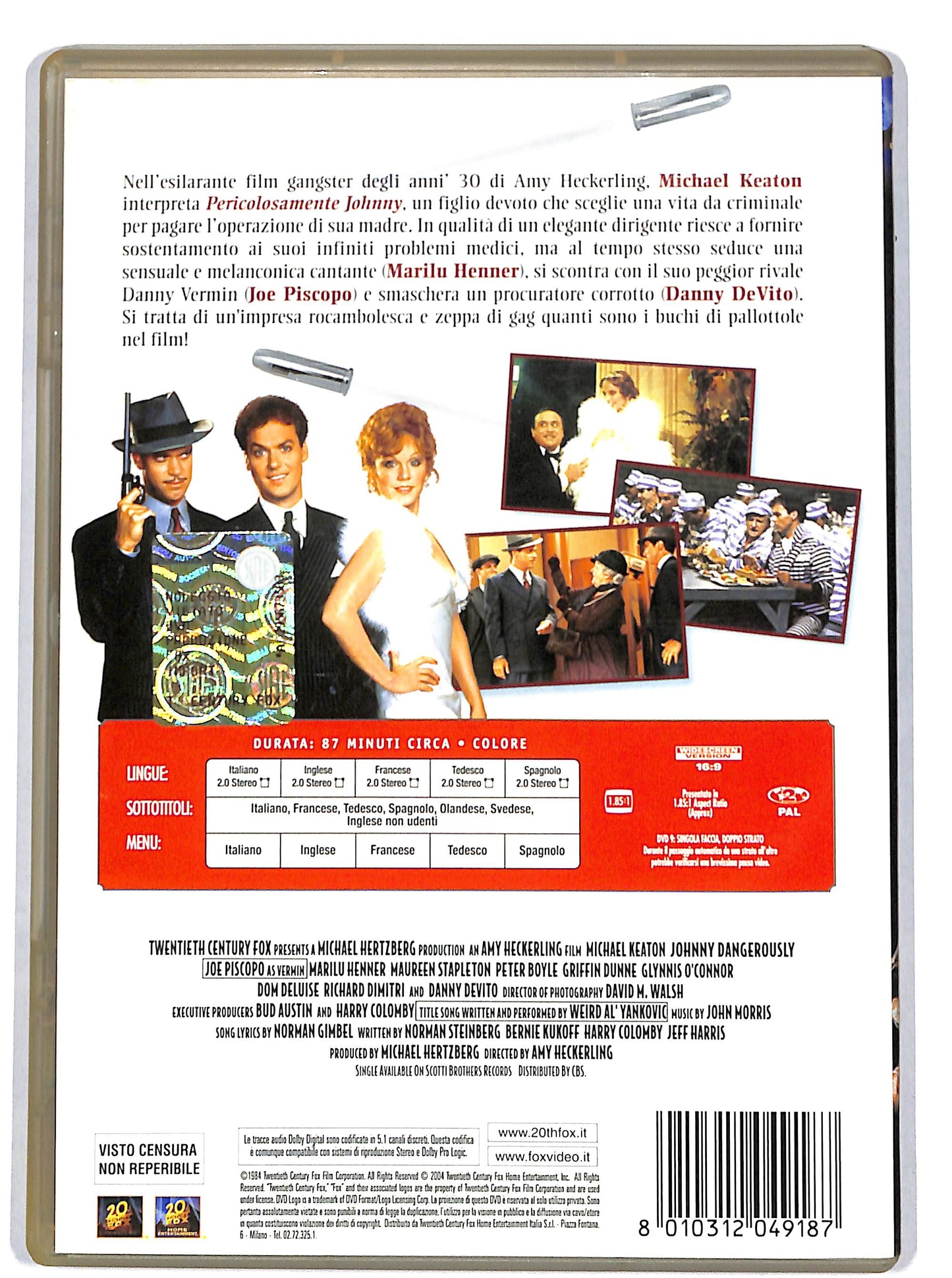 EBOND pericolosamente johnny DVD D692304