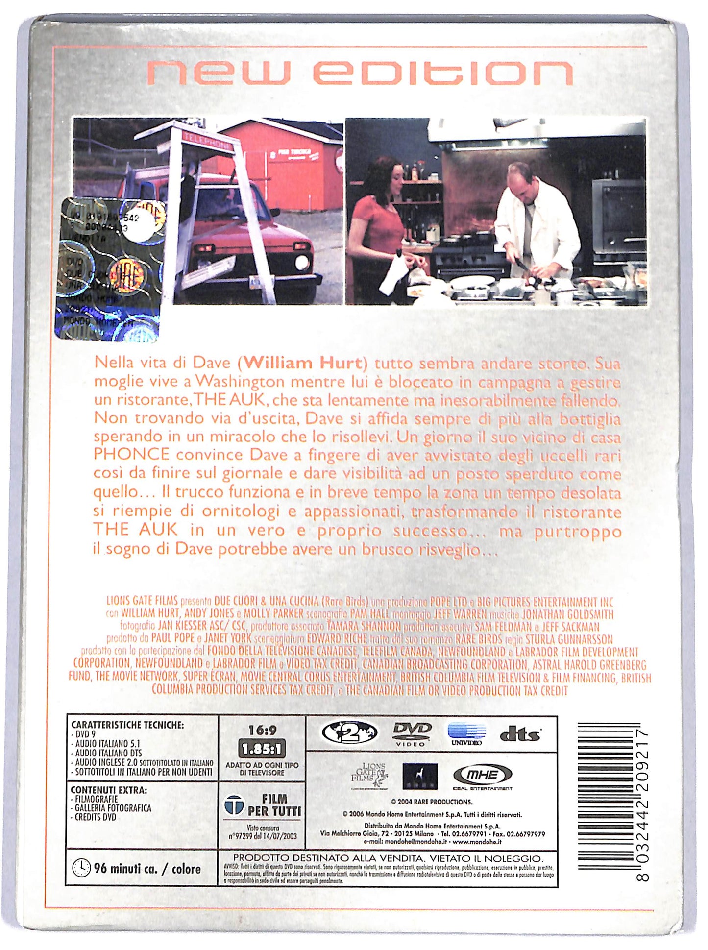 EBOND due cuori & una cucina DVD D692651