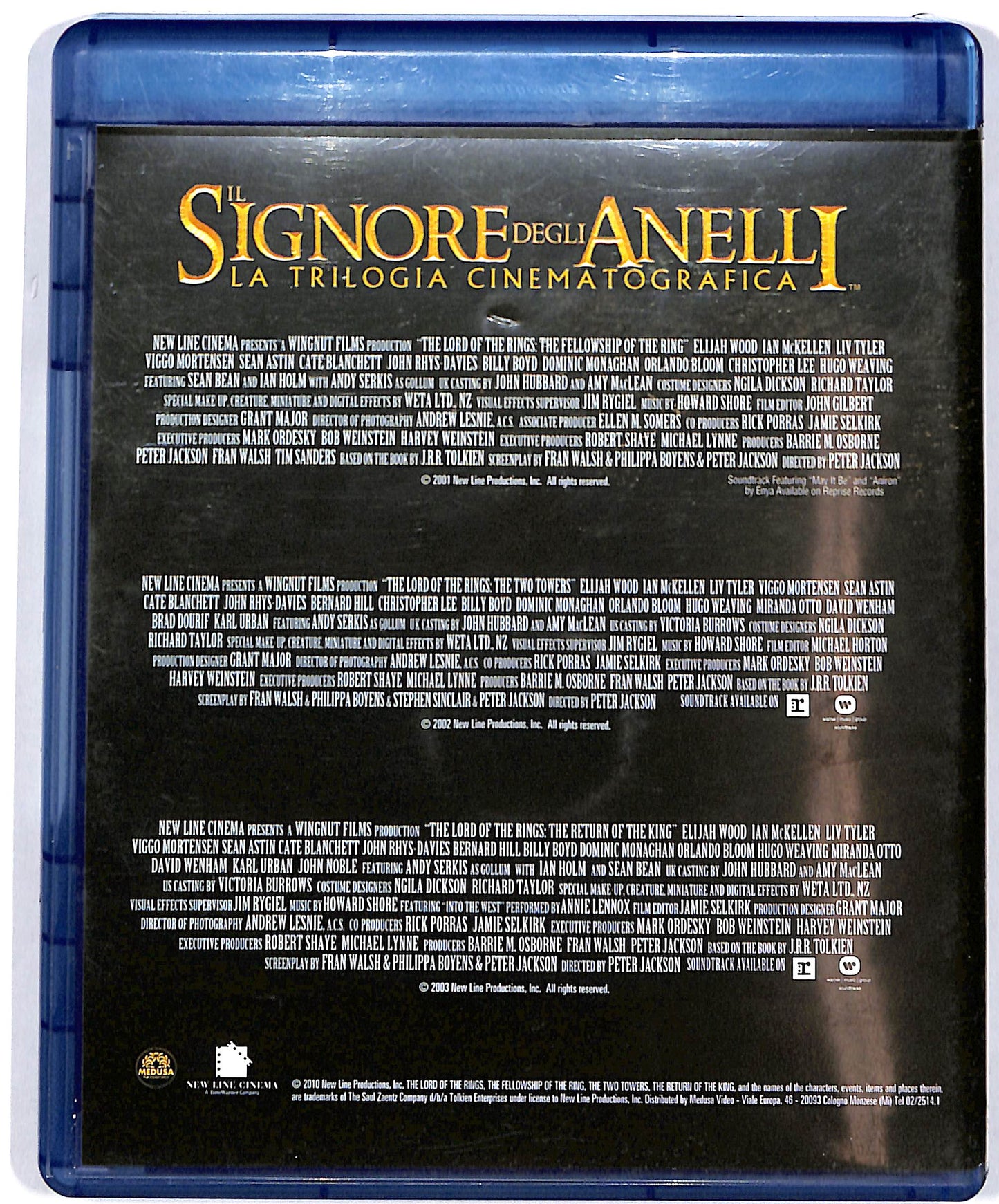 EBOND Il Signore degli Anelli La trilogia cinematografica 3DvD + 3 BLURAY D692719