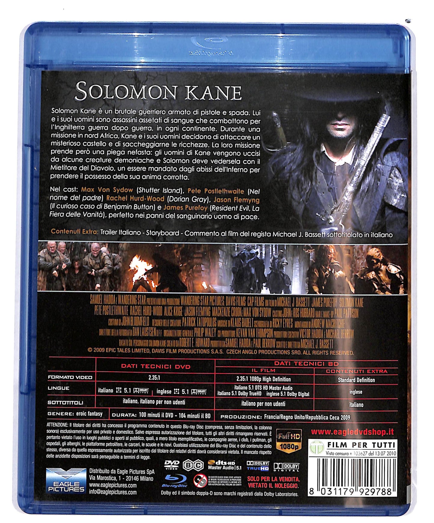 EBOND Solomon Kane  DVD + BLURAY D692750