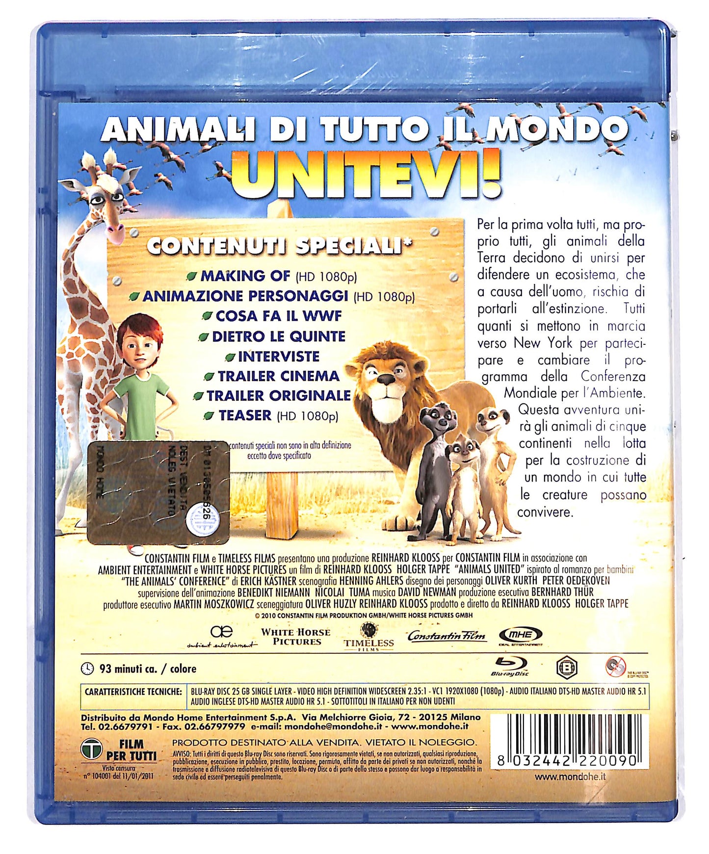 EBOND Animals United  BLURAY D692758