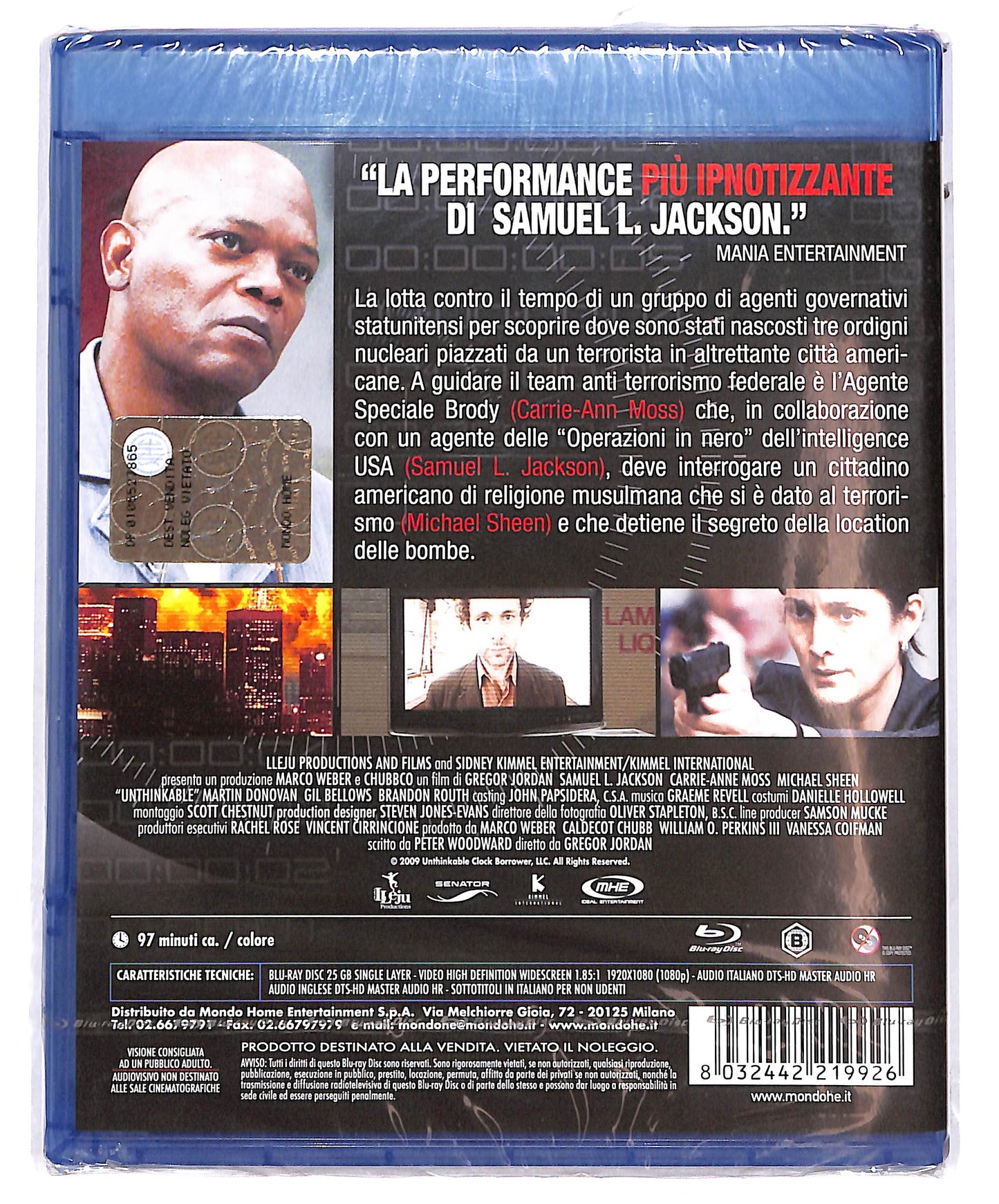 EBOND Unthinkable  BLURAY D692775