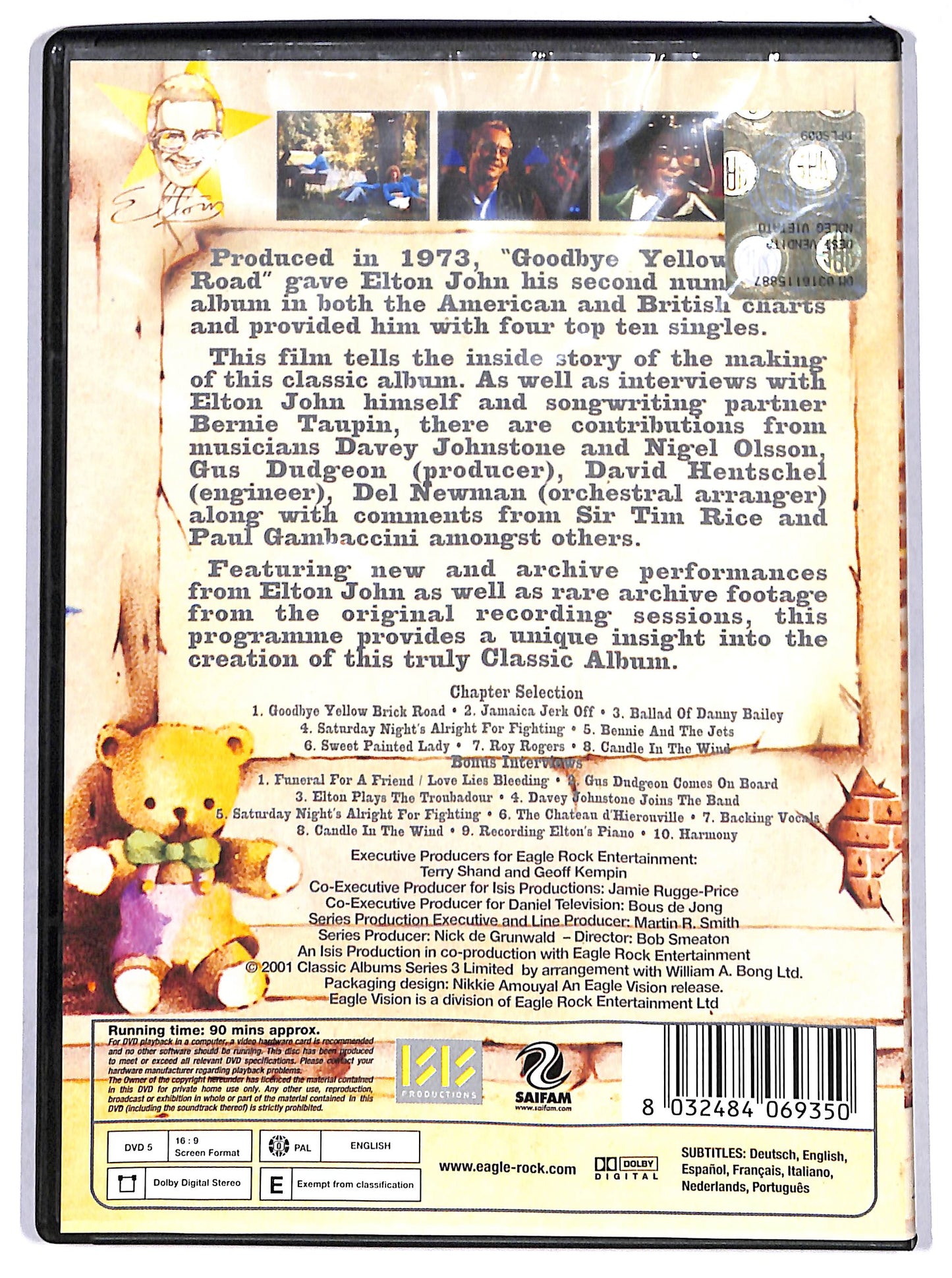 EBOND elton john - goodbye yellow brick road DVD D692839