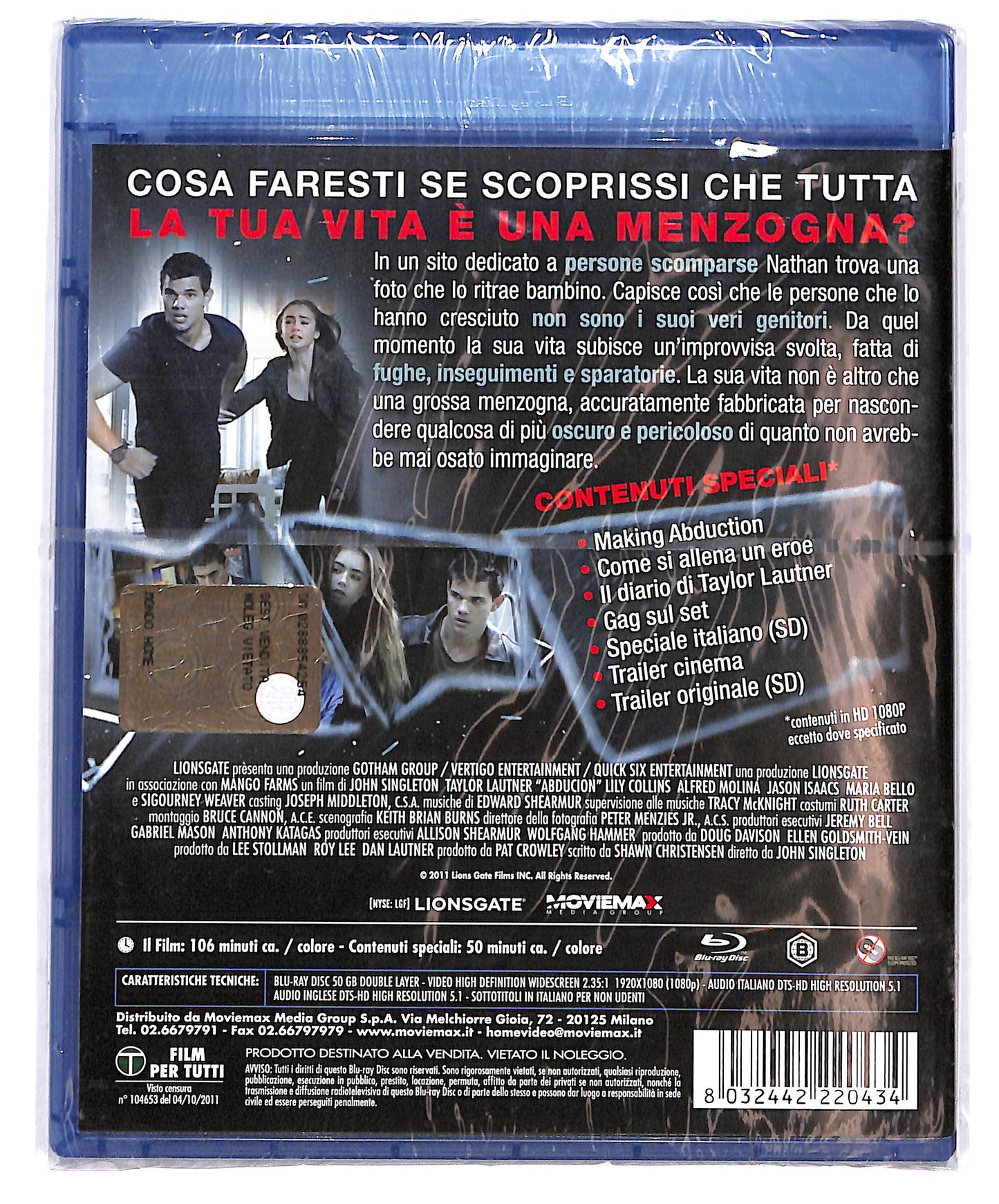 EBOND Abduction - Riprenditi la tua vita BLURAY D692911