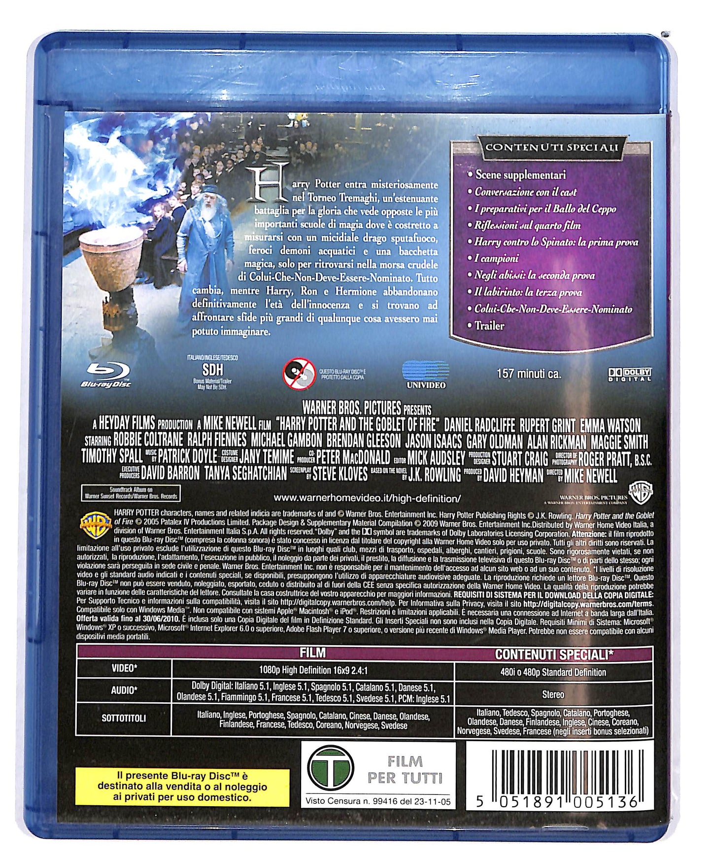 EBOND Harry Potter e il calice di fuoco BLURAY D692922