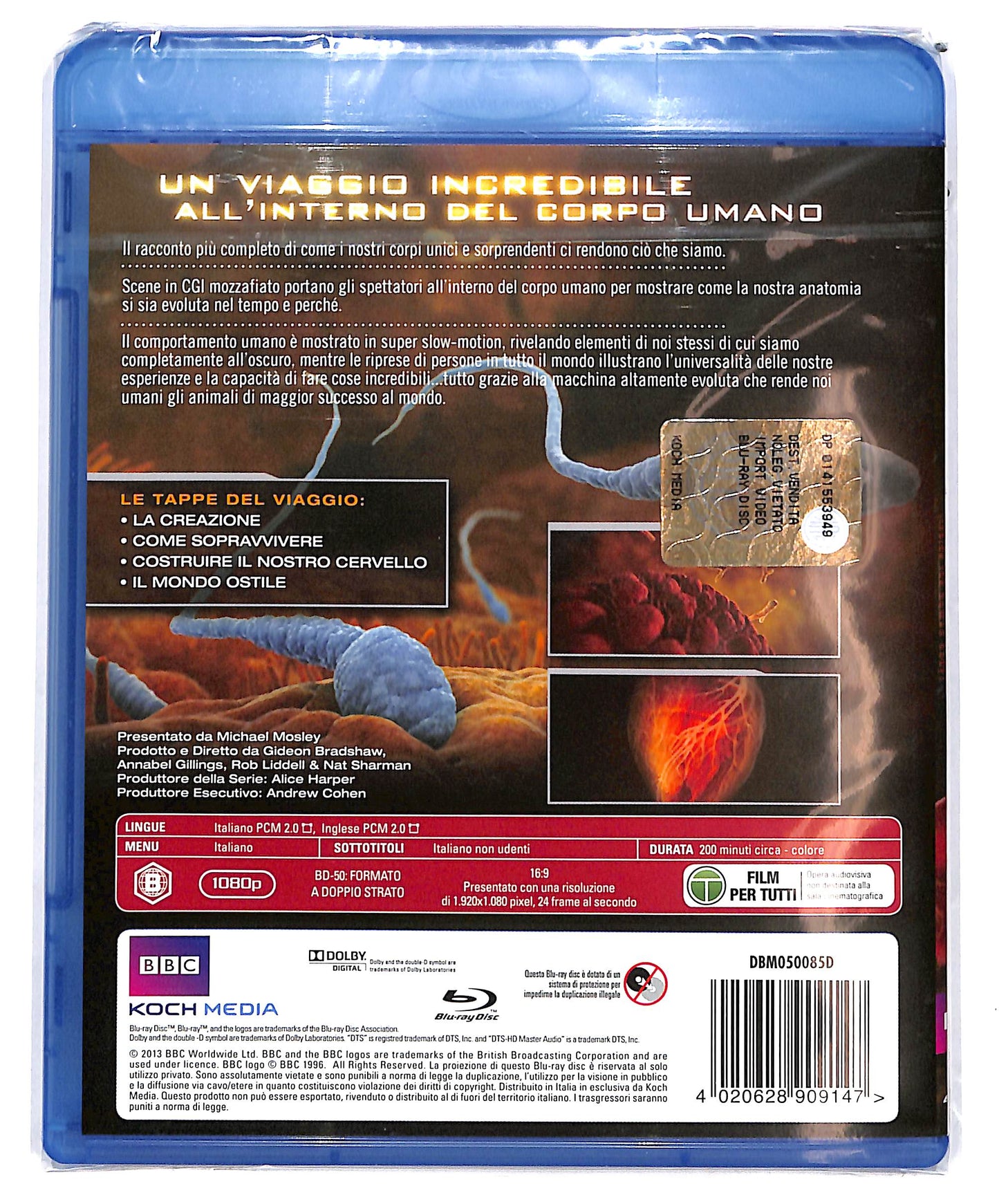 EBOND Lo Straordinario viaggio nel Corpo Umano  BLURAY D692947