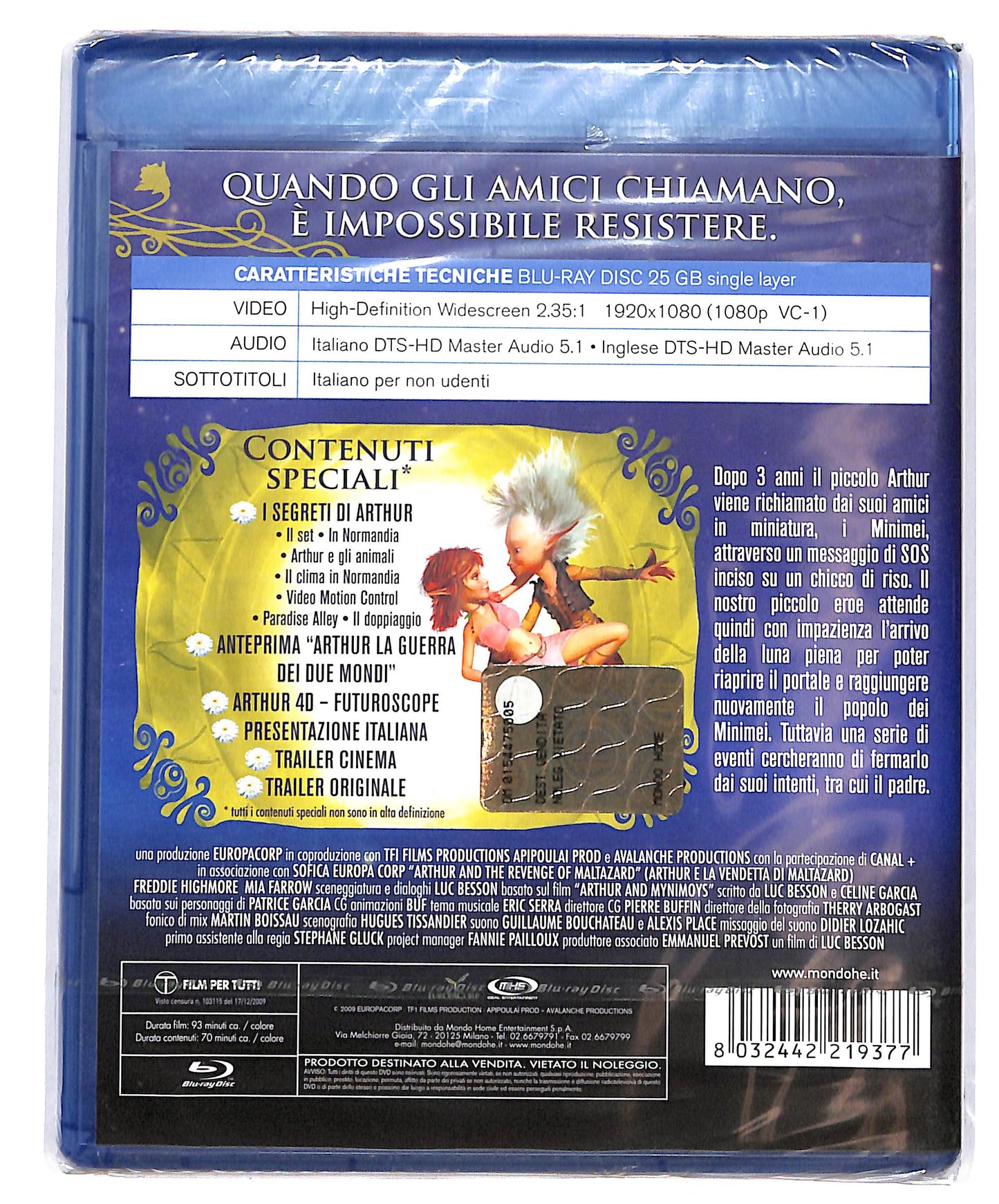 EBOND Arthur e la vendetta di Maltazard DVD+ BLURAY D692969