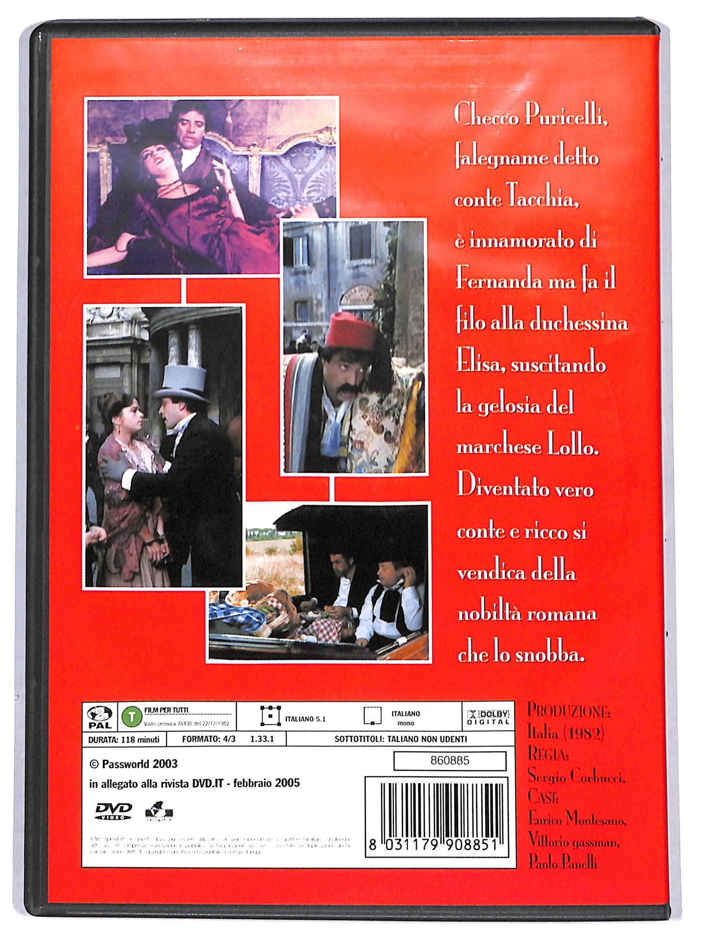 EBOND il conte tacchia DVD D693058