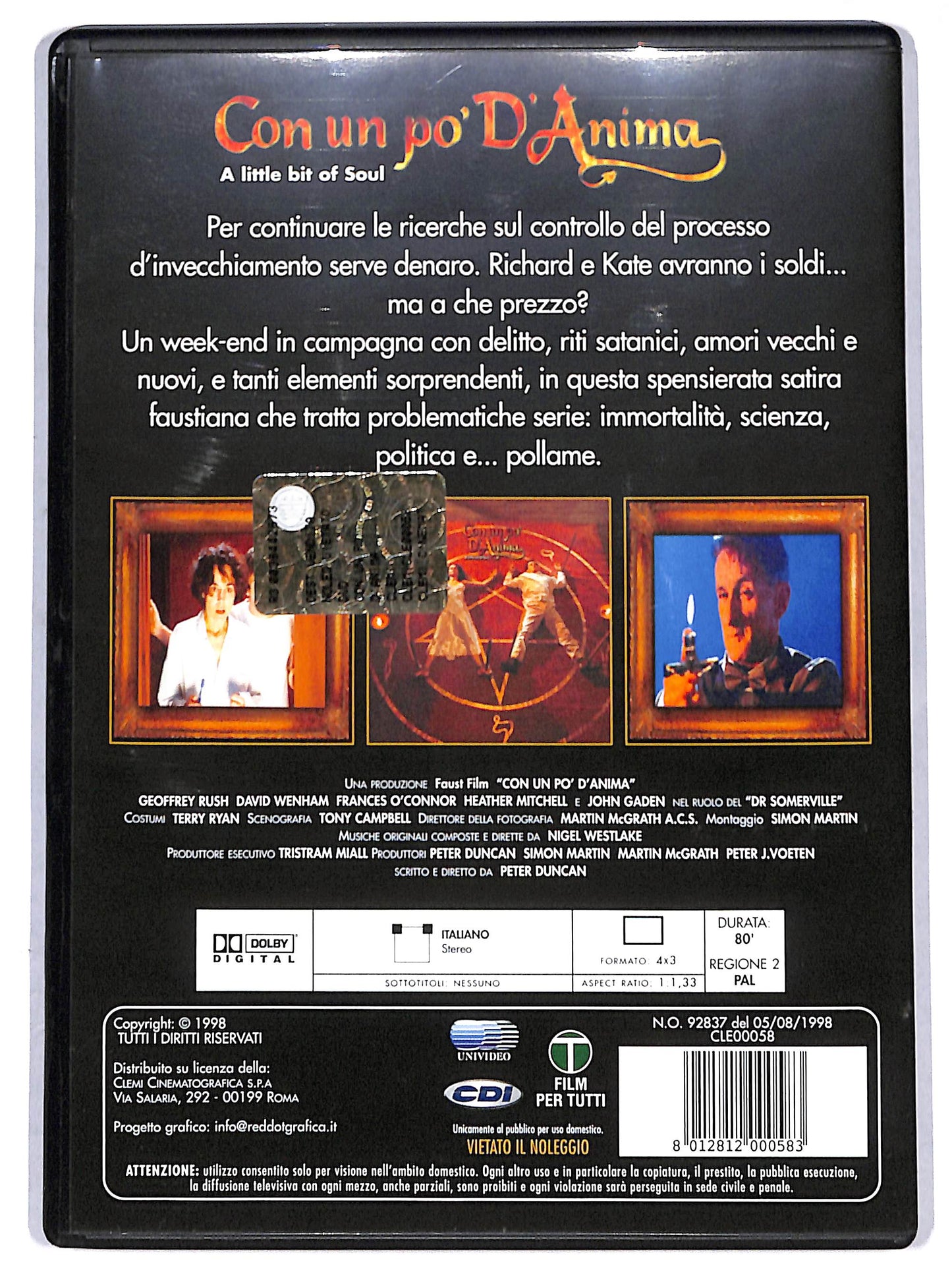 EBOND con un po' d'anima DVD D693142