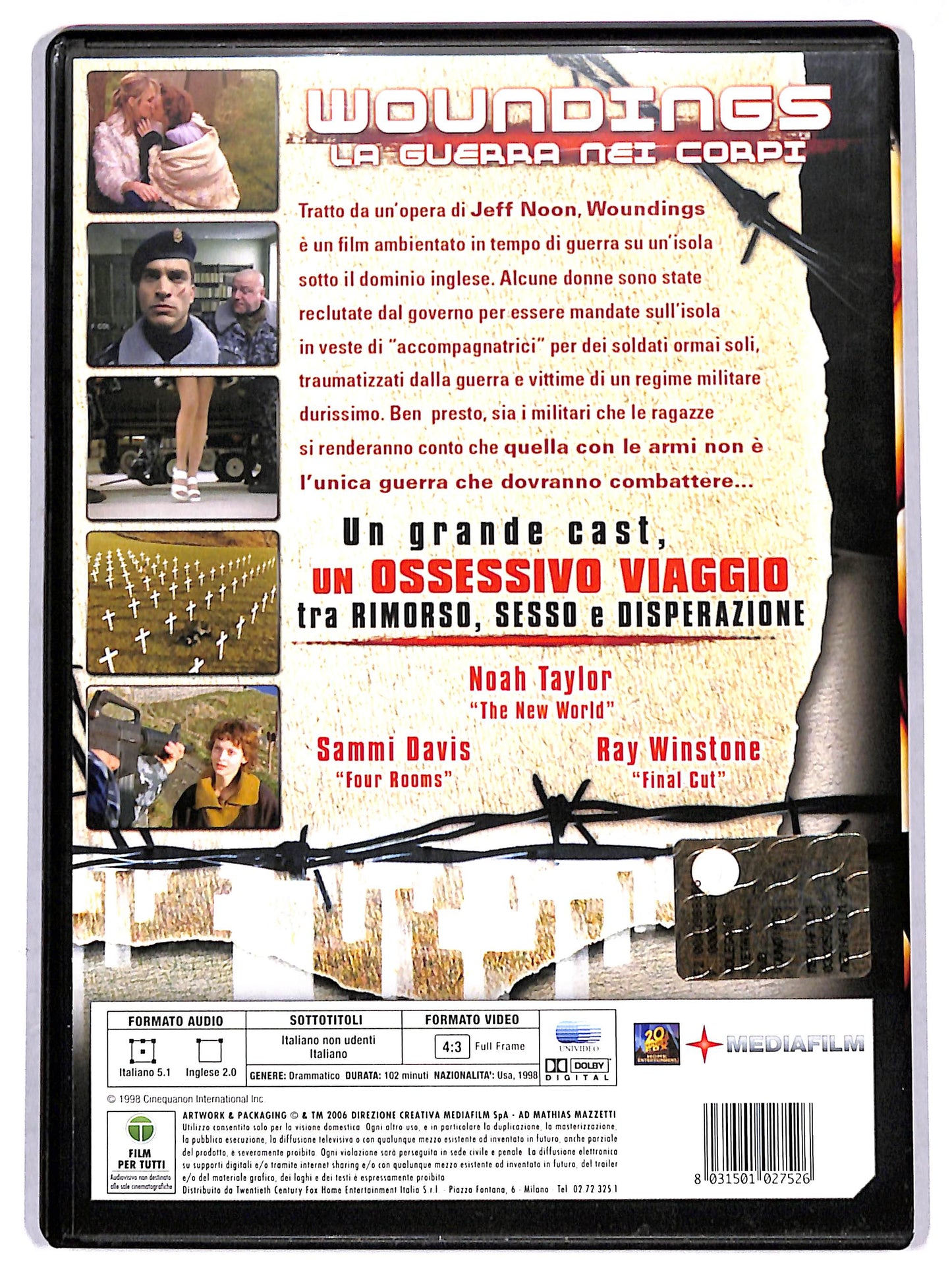 EBOND woundings - la guerra nei corpi DVD D693159