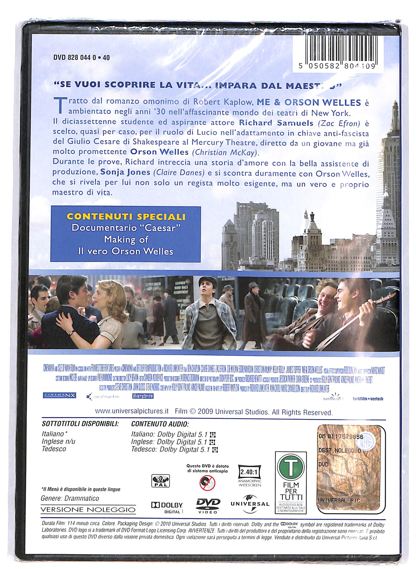 EBOND Me e Orson Welles NOLEGGIO DVD D693448