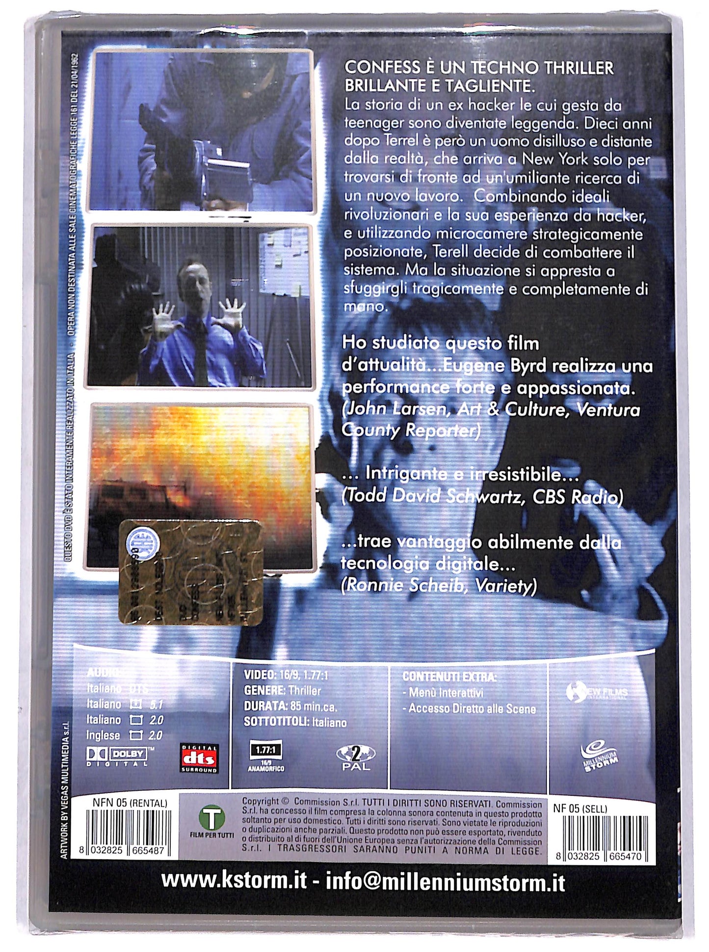 EBOND Confess - La verita e in rete  EDITORIALE DVD D693509