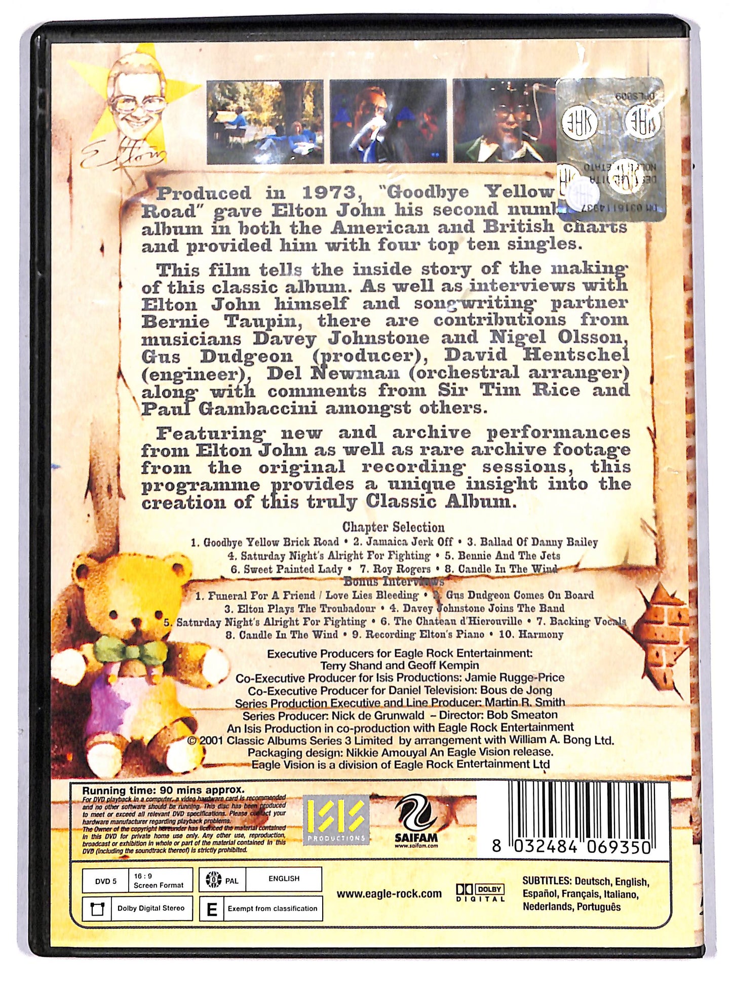 EBOND elton john - goodbye yellow brick road DVD D693518