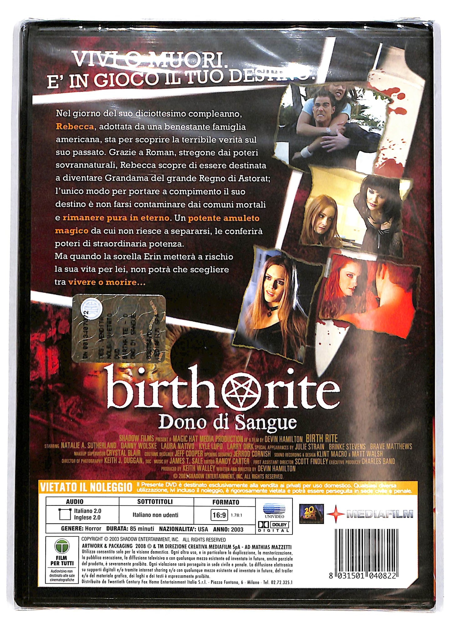 EBOND Birth Rite Dono di sangue DVD D693813
