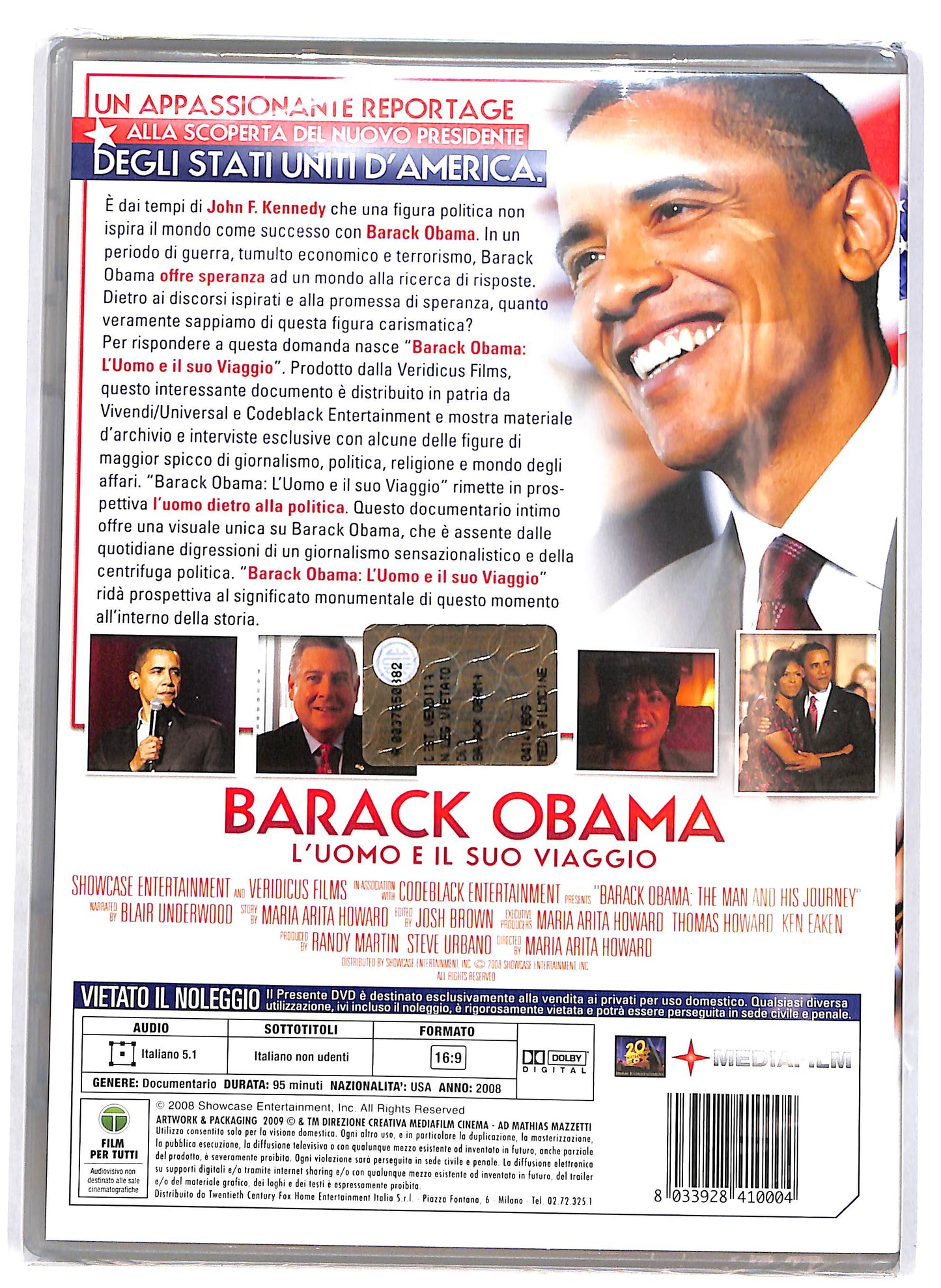 EBOND Barack Obama L'uomo e il suo viaggio DVD D693814