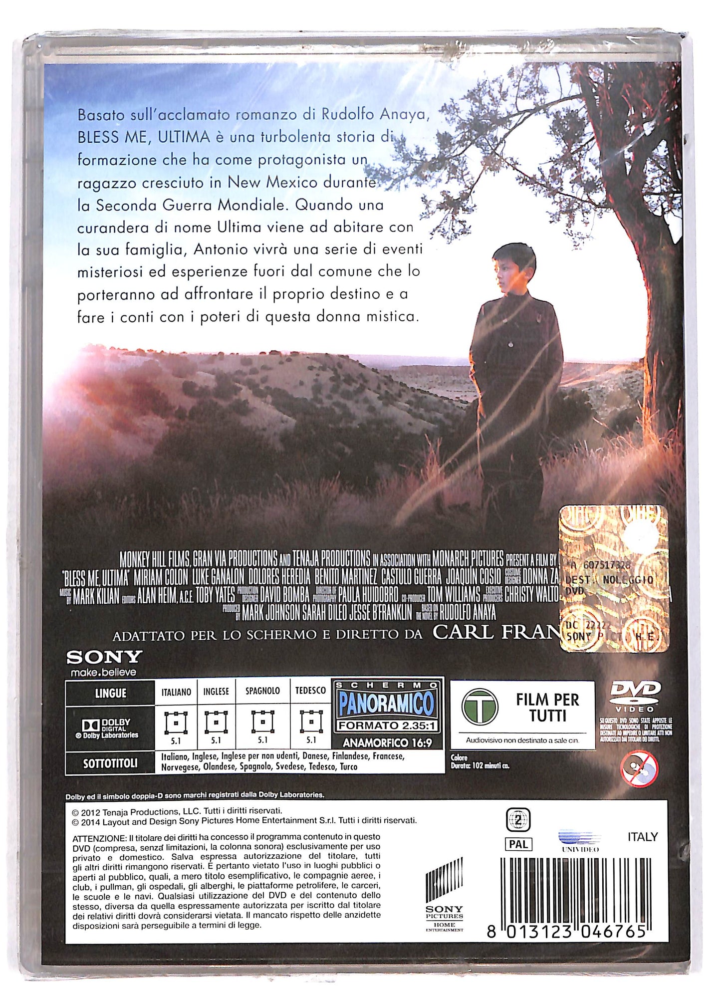 EBOND Bless Me, Ultima  DVD D693832