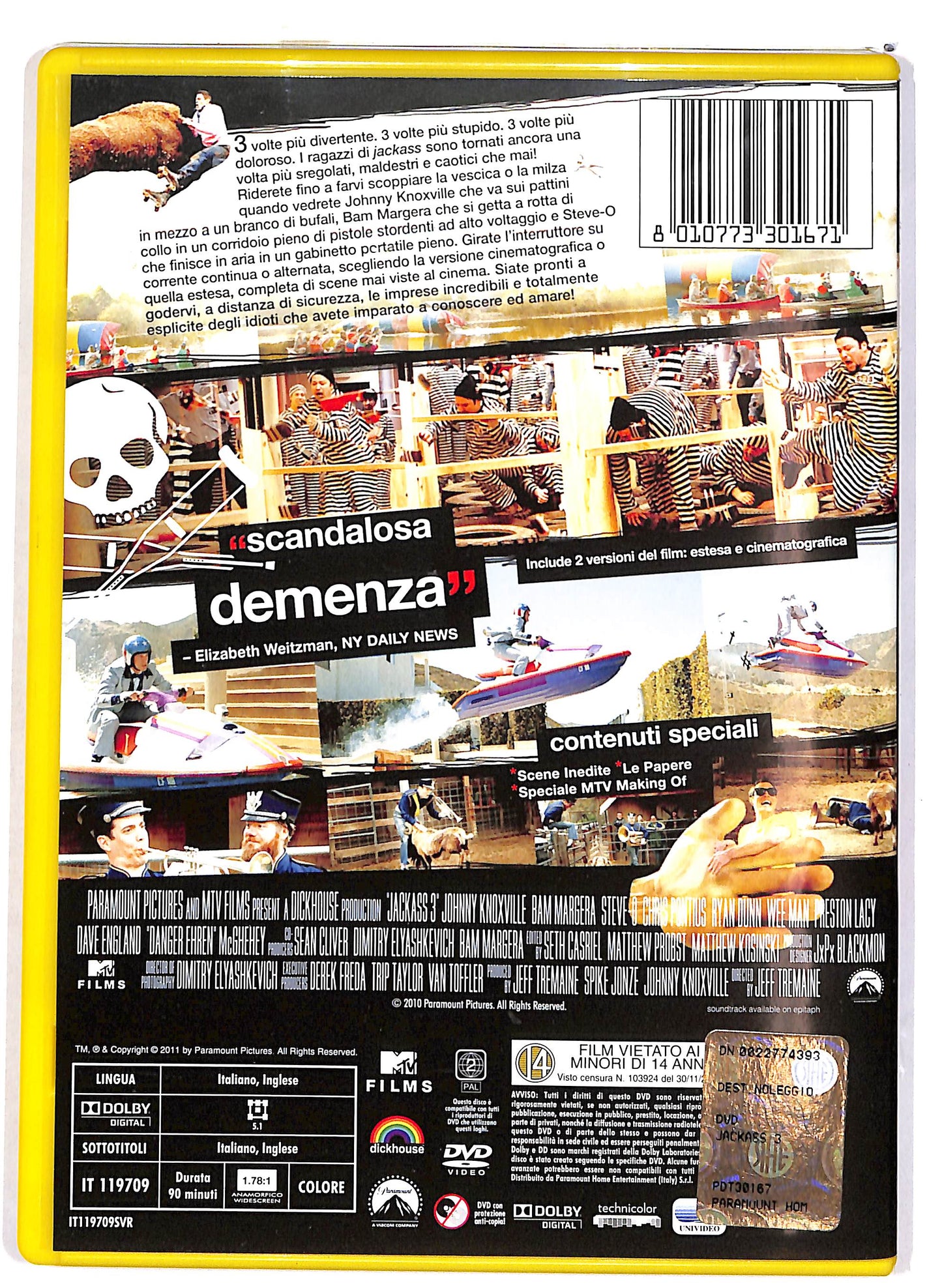 EBOND Jackass 3  NOLEGGIO DVD D693838