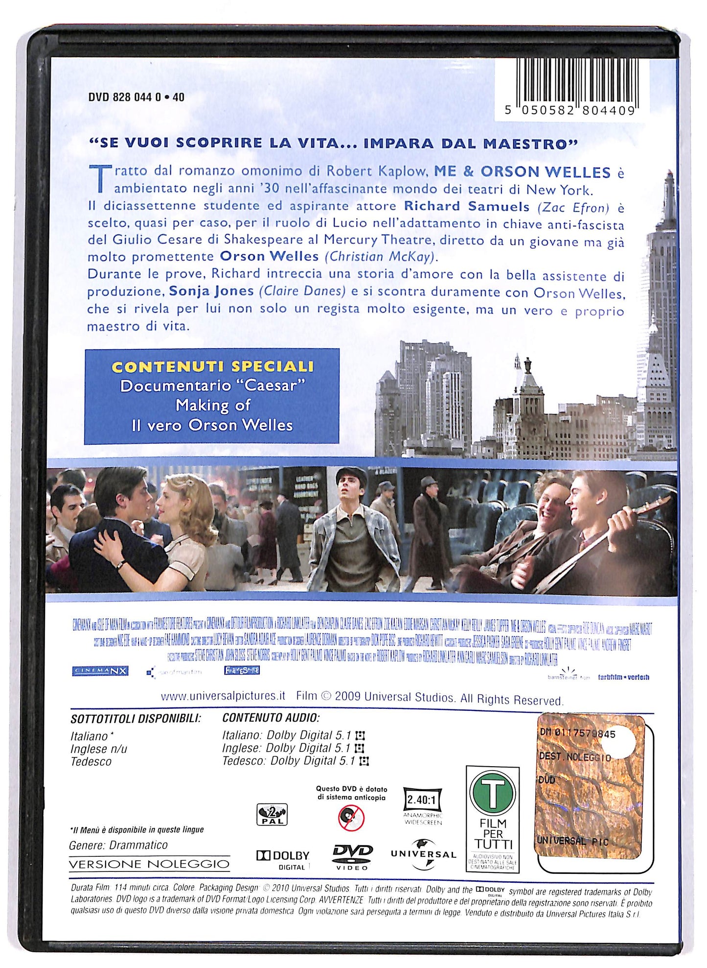 EBOND Me e Orson Welles  NOLEGGIO DVD D693841