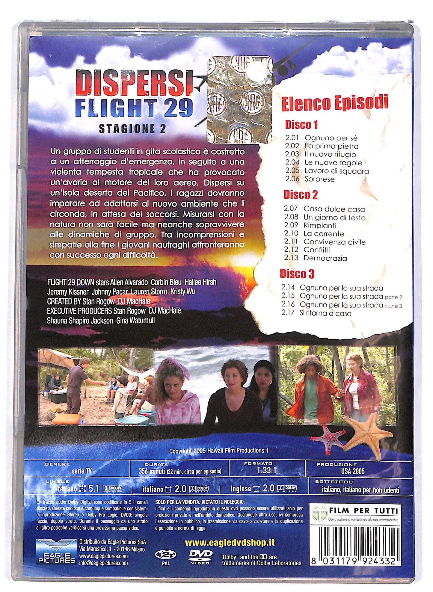 EBOND Dispersi Flight 29 Stagione 2  DVD D693923