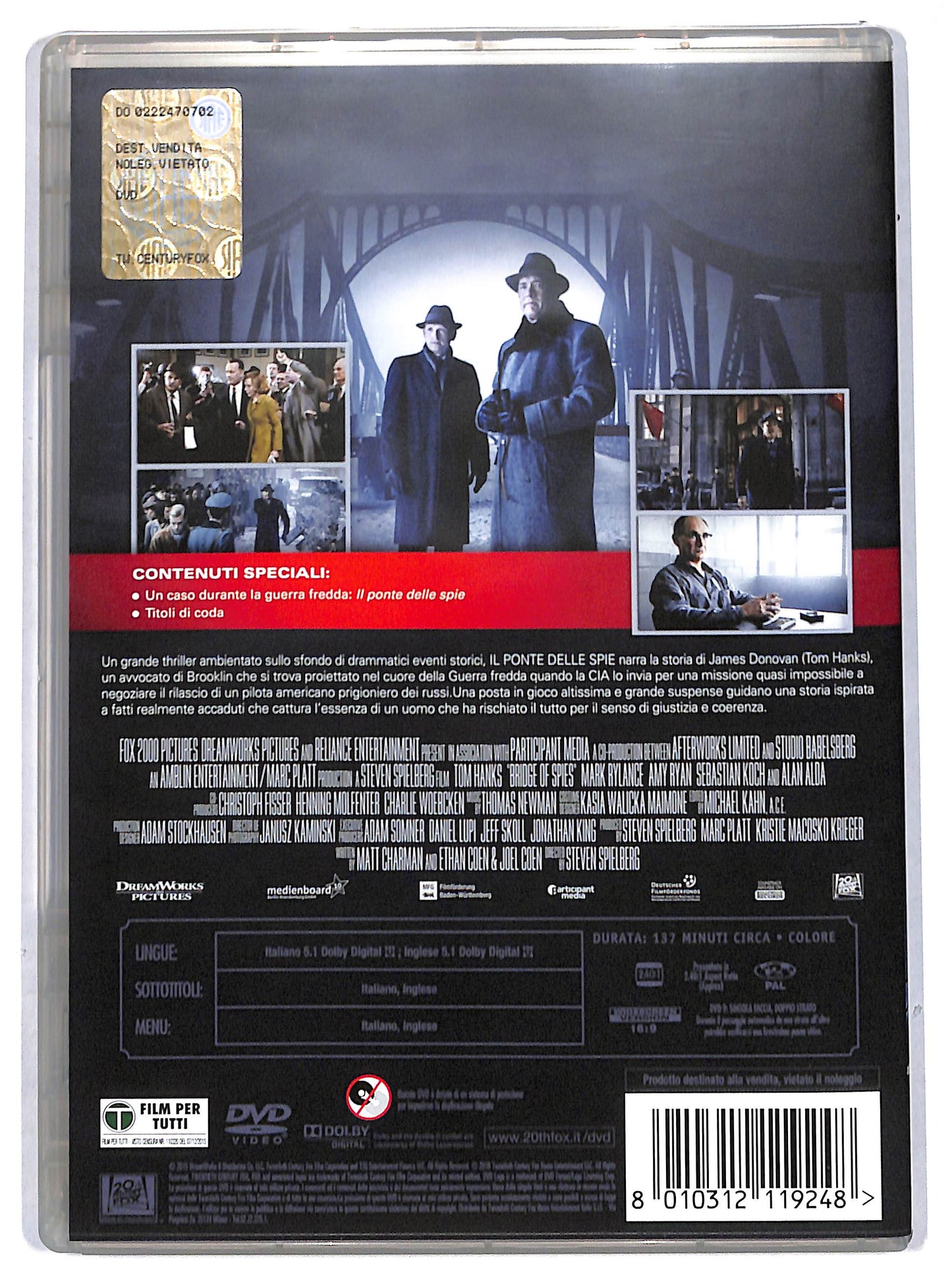 EBOND Il ponte delle spie DVD D694001