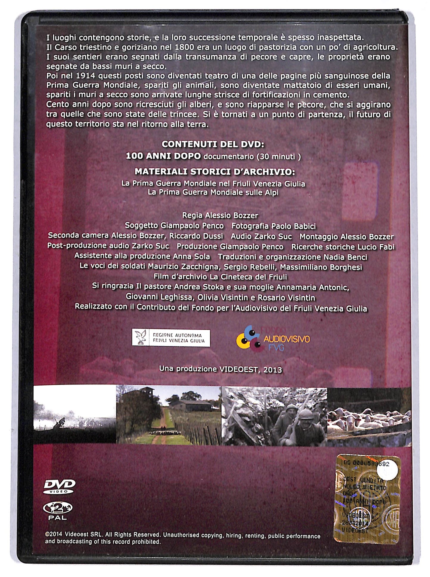 EBOND Il Carso 100 anni dopo : dove c'erano le trincee  EDITORIALE DVD D694058
