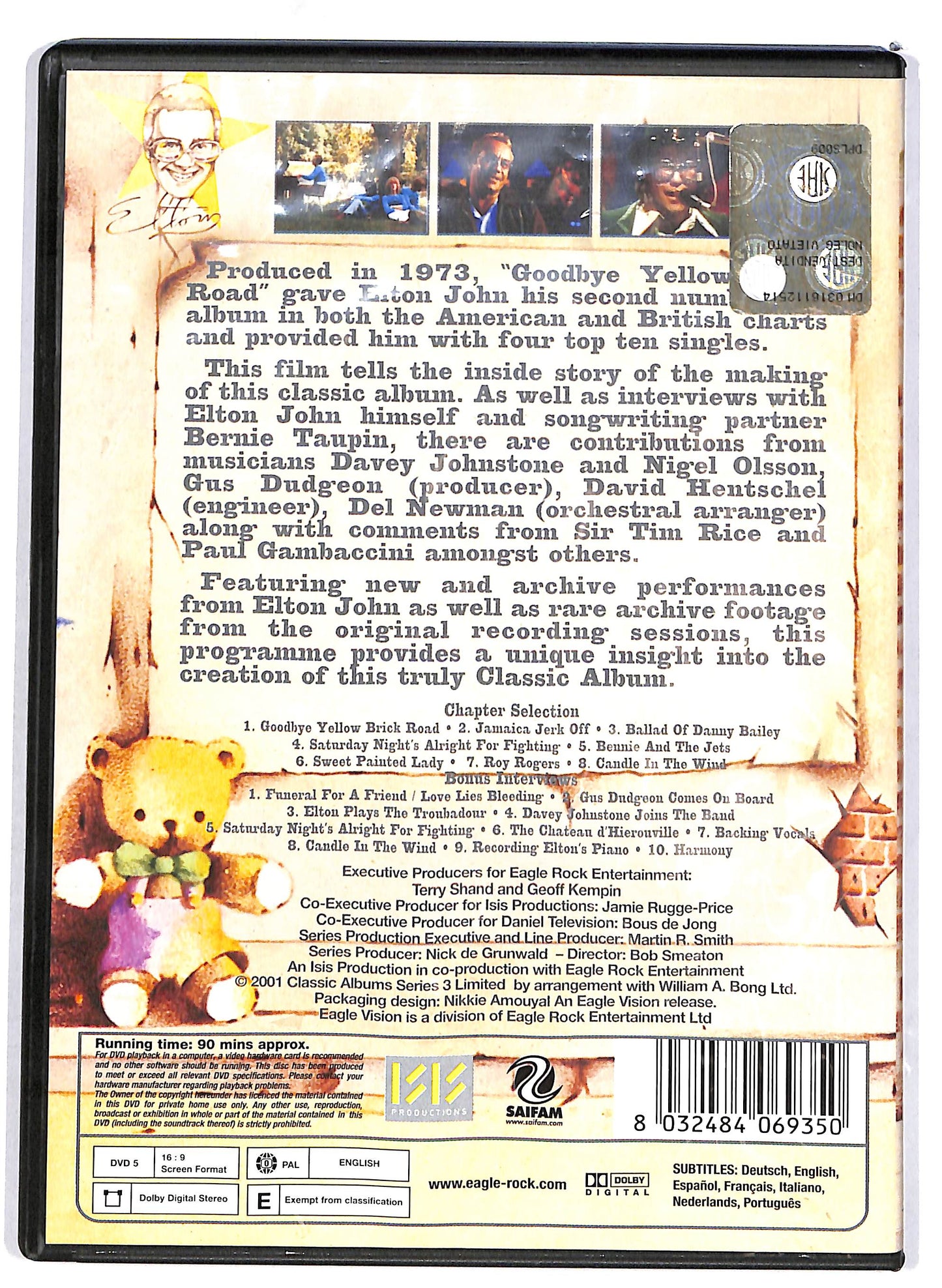 EBOND Elton John – Goodbye Yellow Brick Road DVD D694126