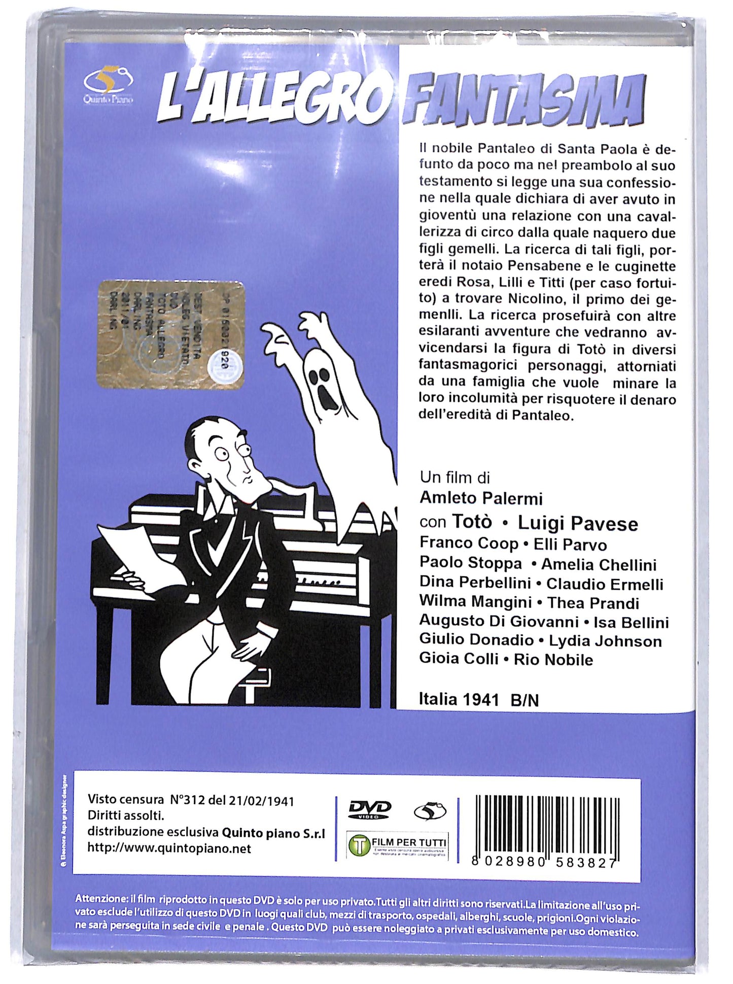 EBOND l'allegro fantasma DVD D694228