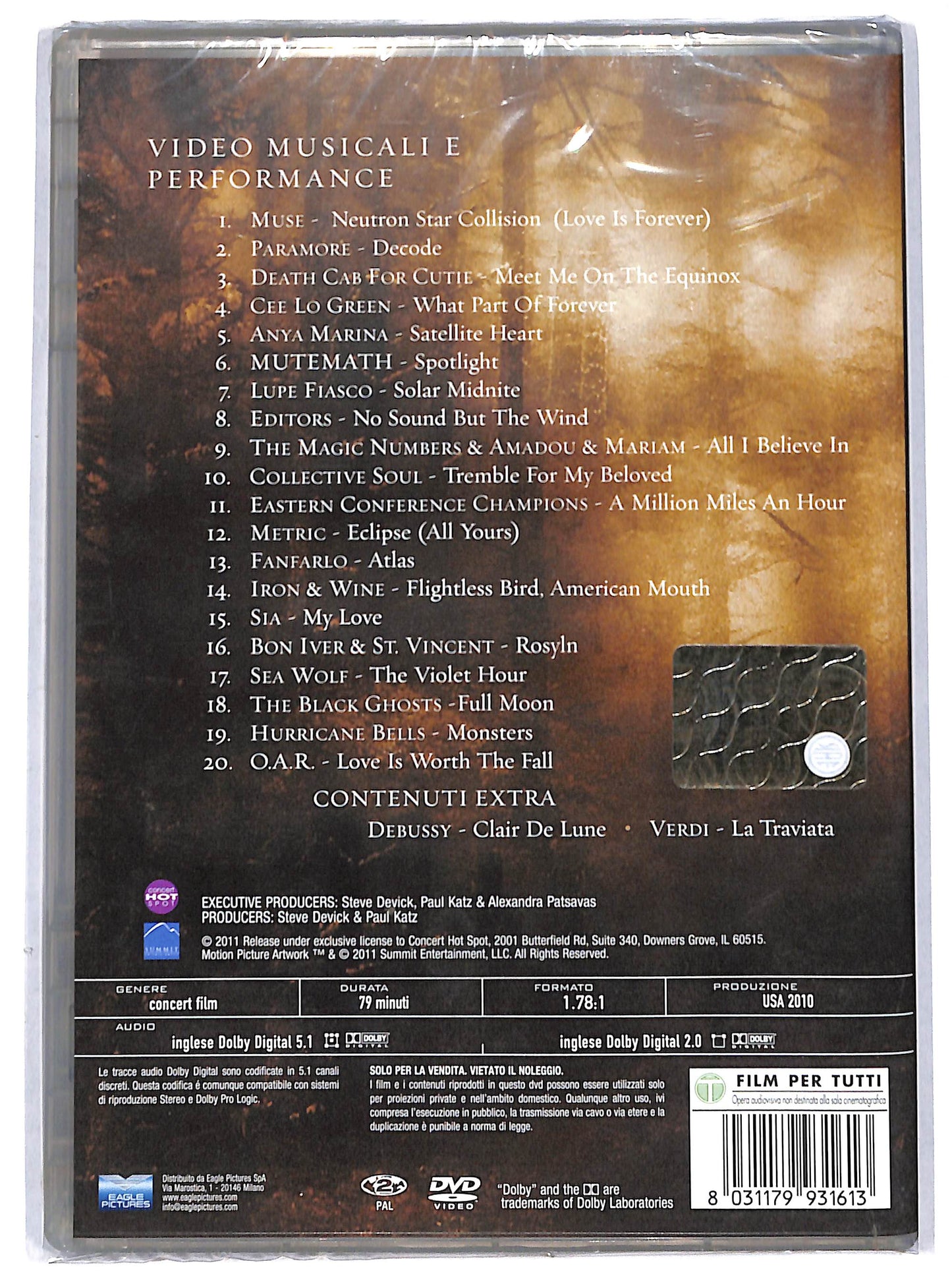 EBOND the twilight saga - soundtracks - volume 1 DVD D694241