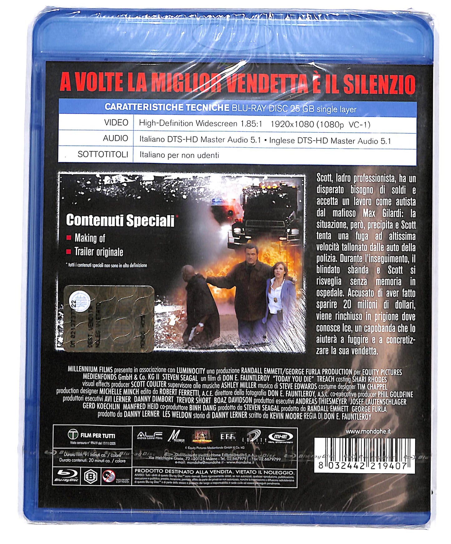 EBOND Today You Die BLURAY D694308