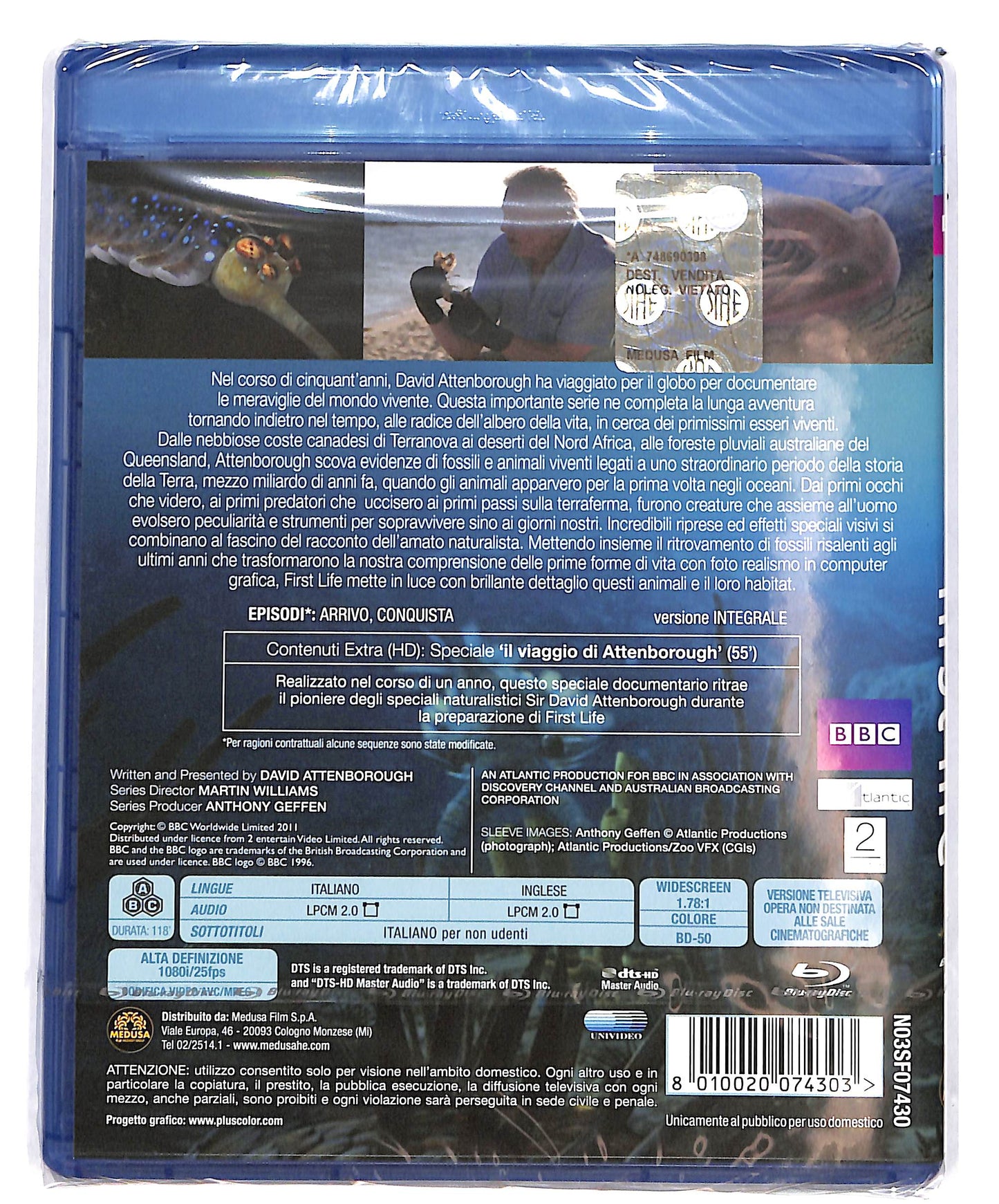 EBOND First Life L'origine della vita  BLURAY D694321