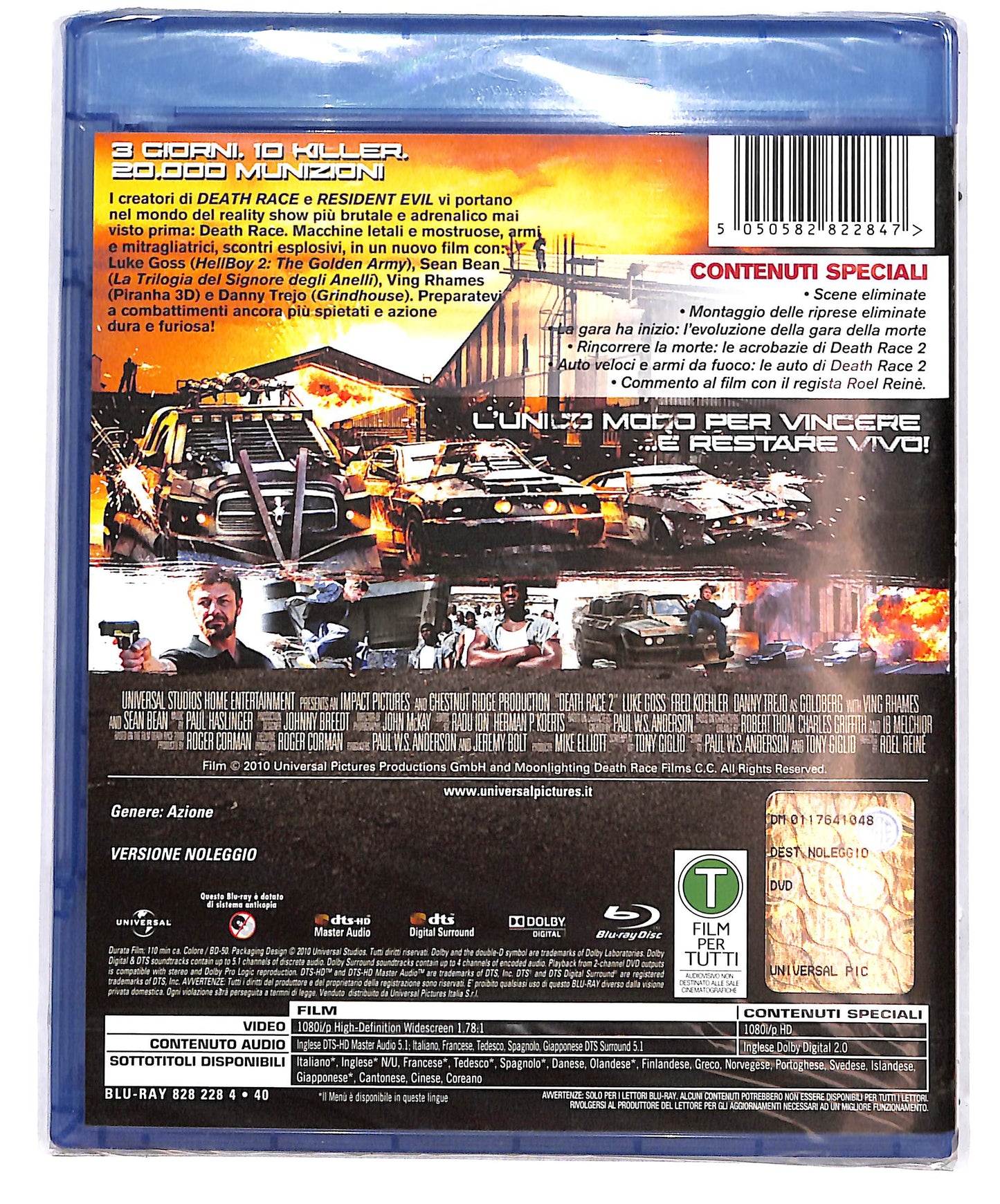 EBOND Death Race 2 NOLEGGIO BLURAY D694335