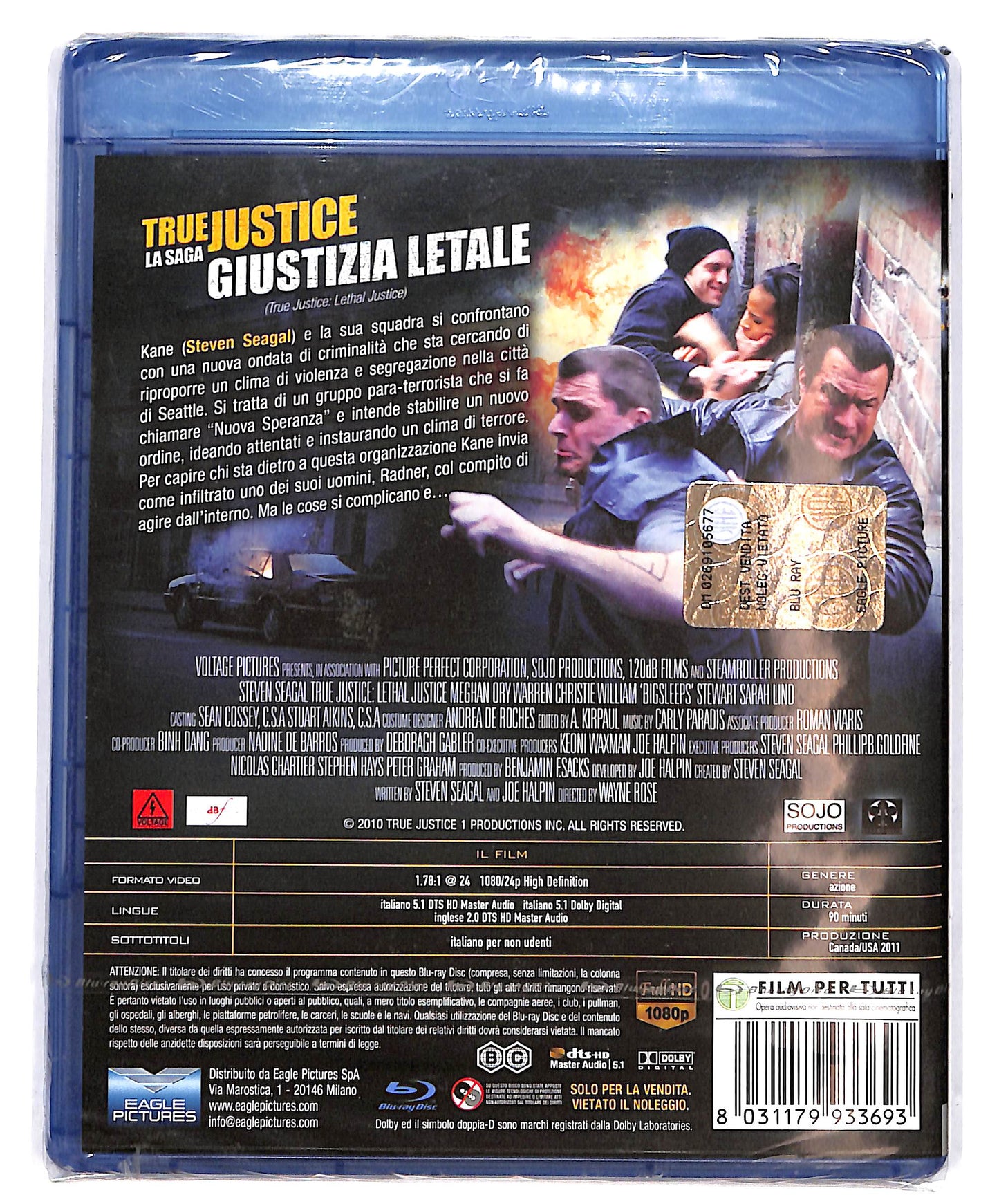 EBOND True Justice Giustizia letale BLURAY BLURAY BLURAY D694351