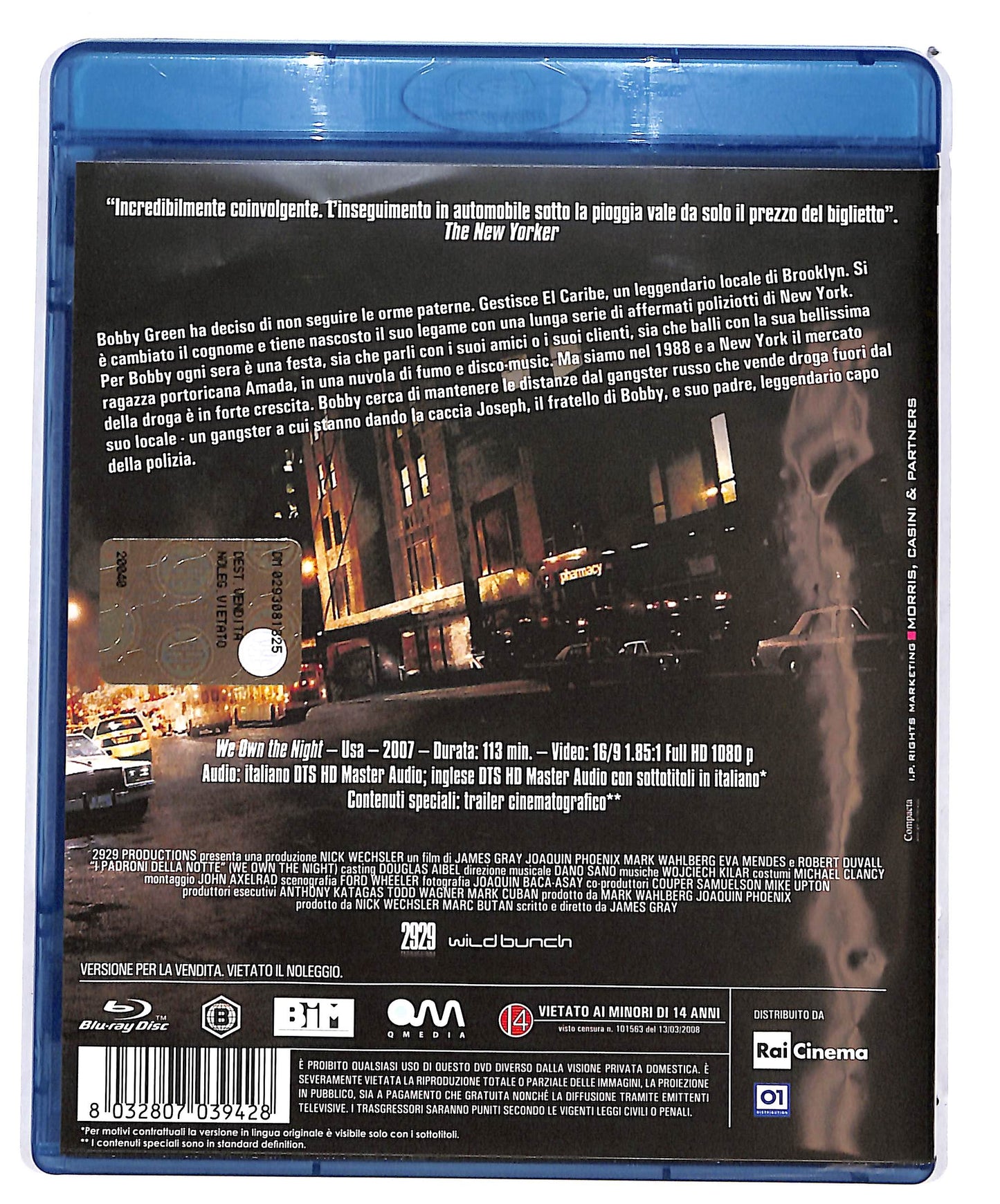 EBOND I padroni della notte  BLURAY D694353