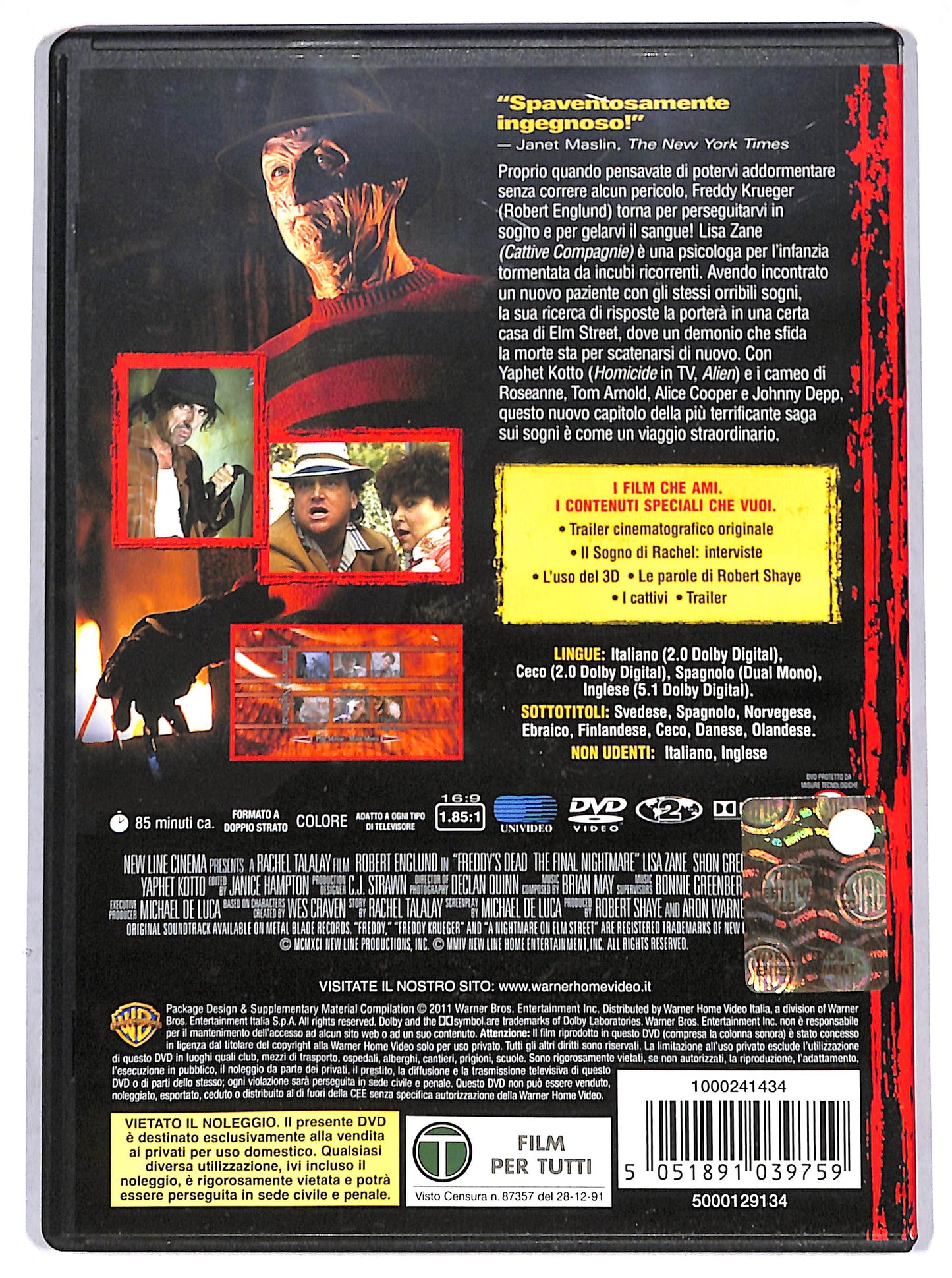 EBOND nightmare 6 - la fine DVD D694445
