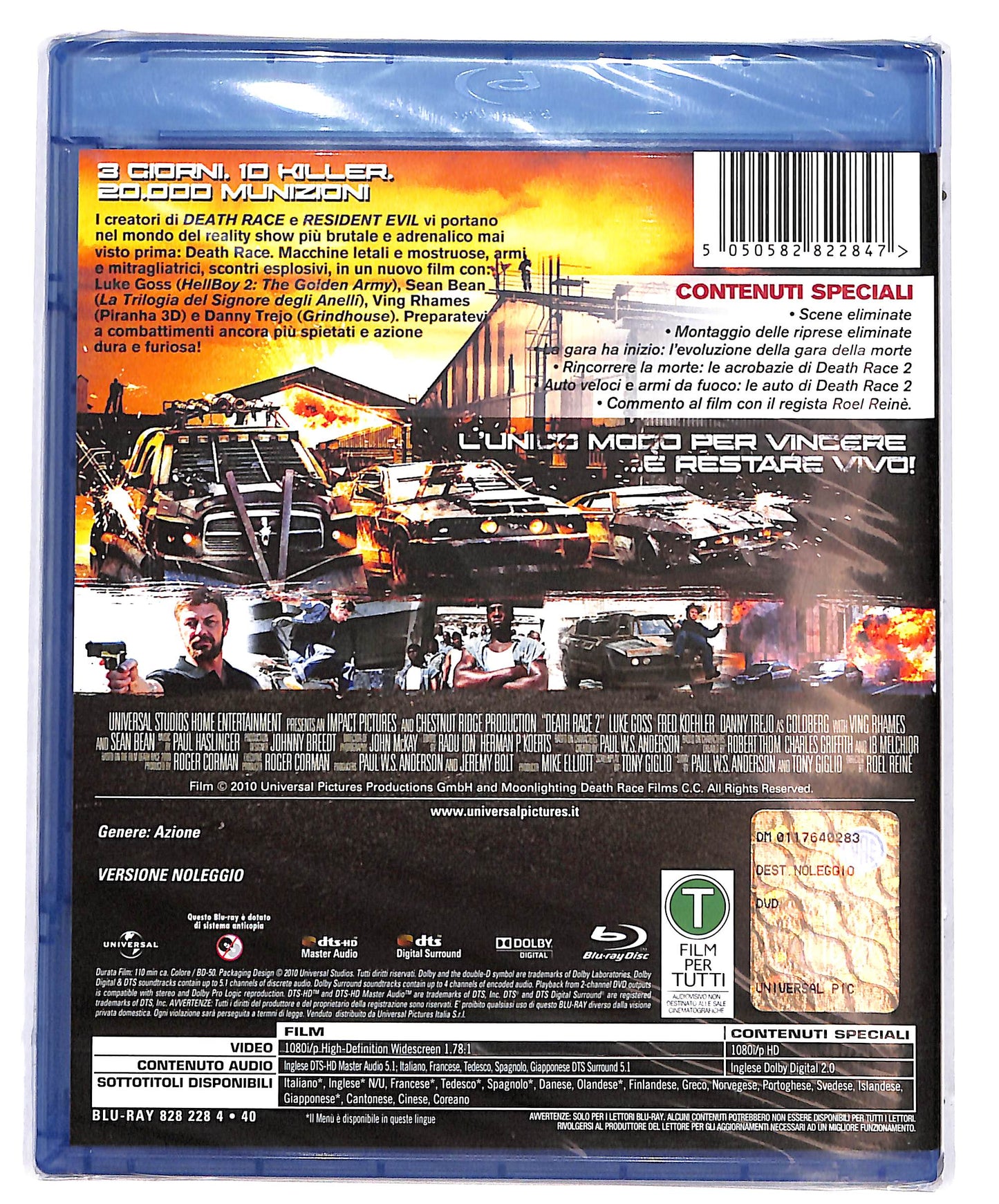 EBOND Death Race 2 NOLEGGIO BLURAY D694601