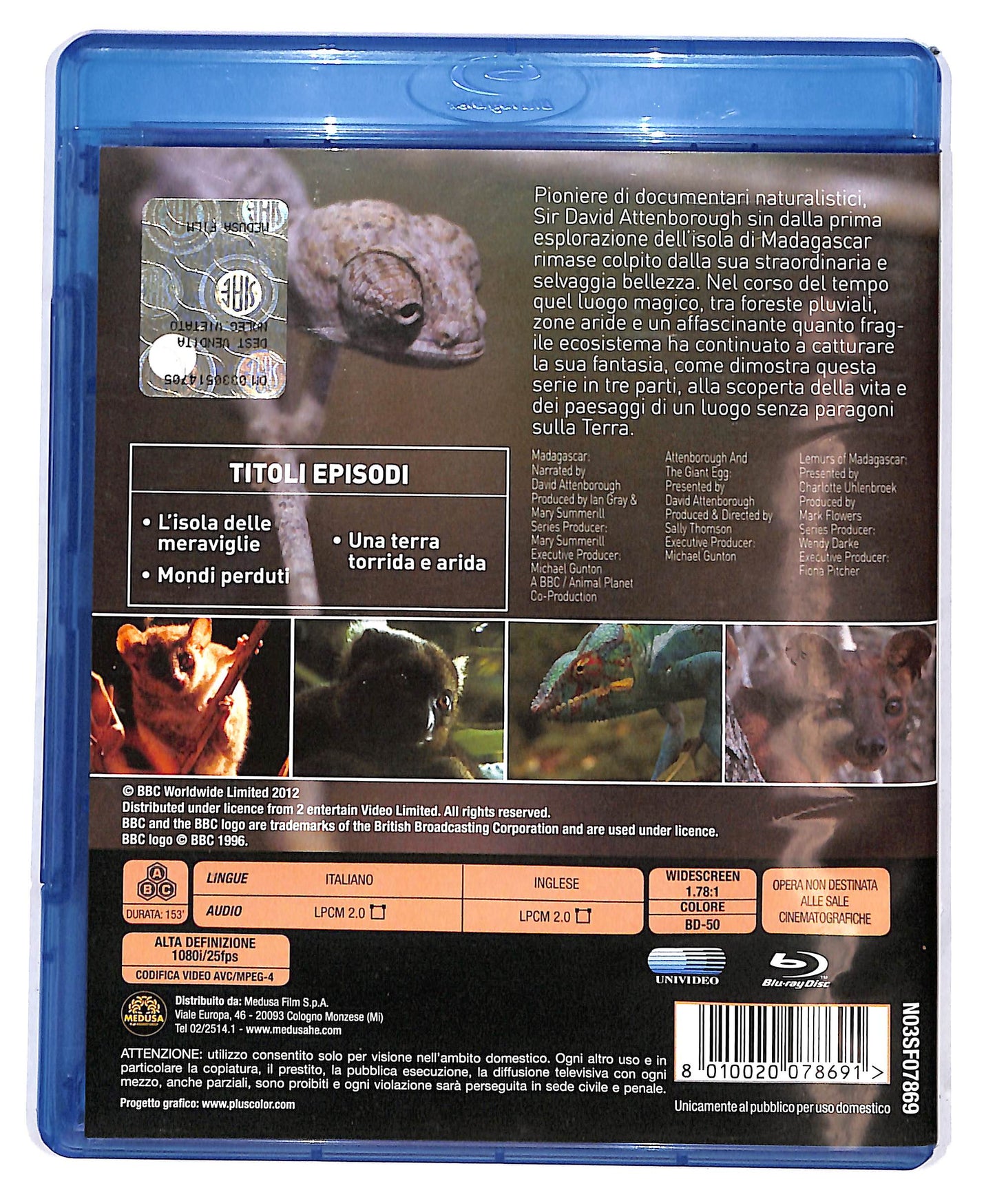 EBOND Madagascar (BBC Heart) BLURAY D694603