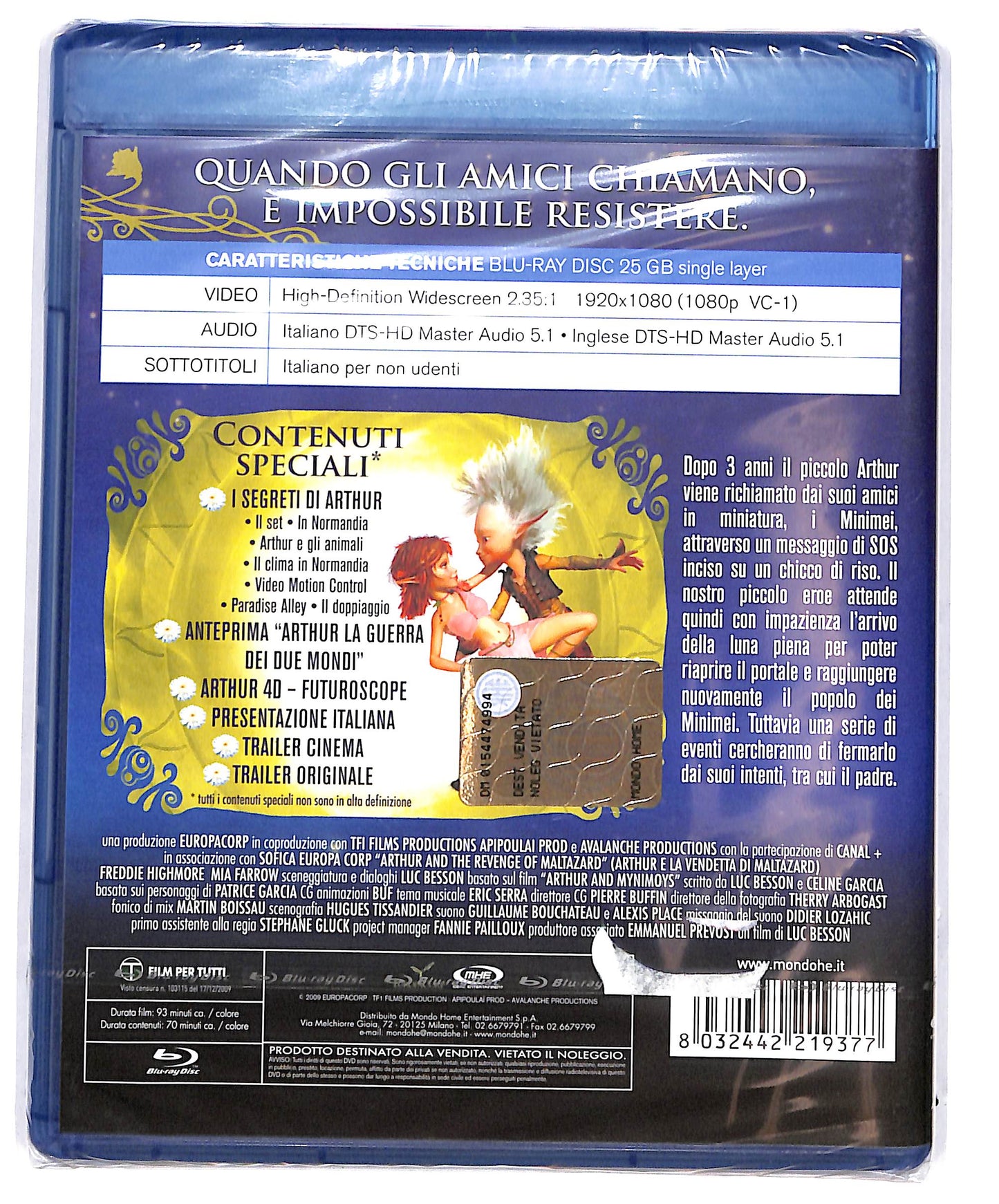 EBOND Arthur e la vendetta di Maltazard DVD+ BLURAY D694608