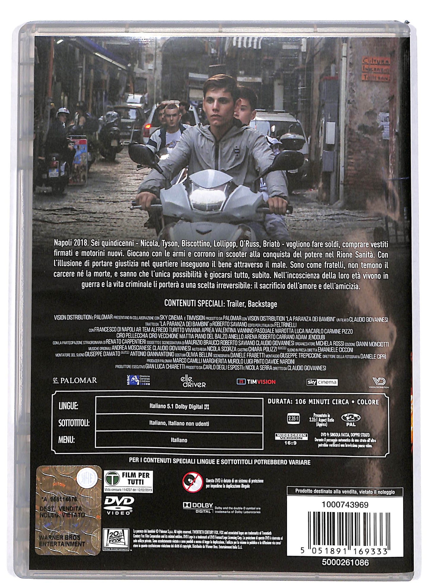 EBOND La paranza dei bambini  DVD D694625