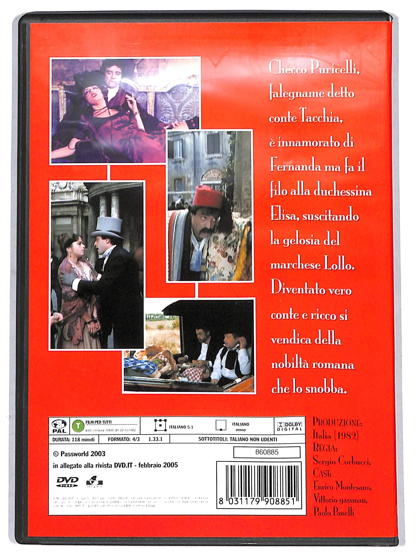 EBOND il conte tacchia DVD D694710