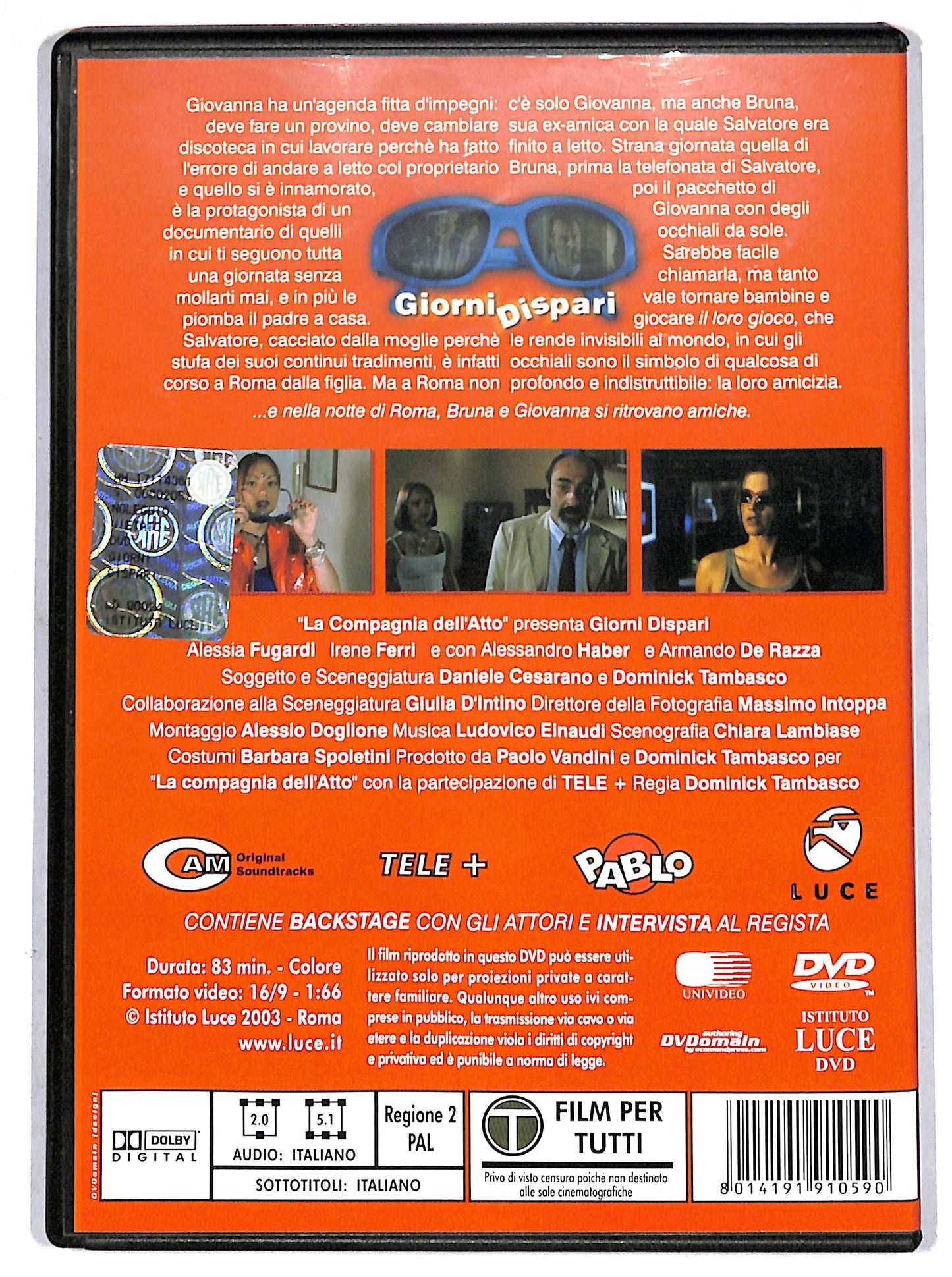 EBOND Giorni dispari DVD D694758