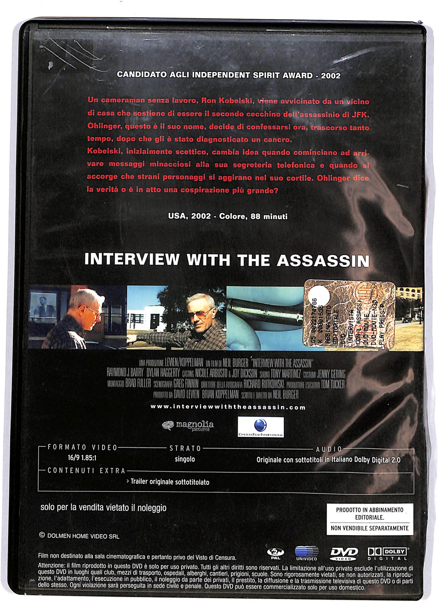 EBOND Interview with the Assassin EDITORIALE DVD D694817