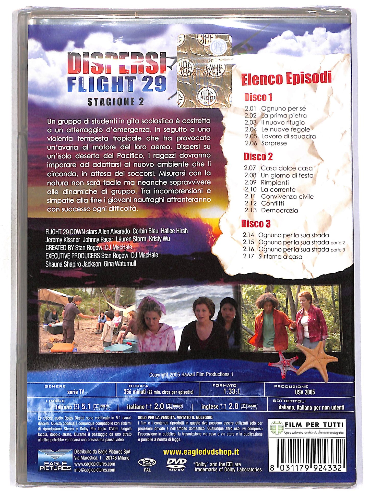 EBOND Dispersi Flight 29 - Stagione 2 (3 dischi) DVD D694932