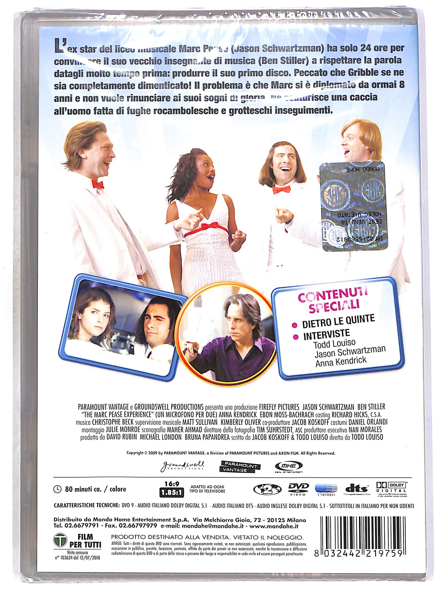 EBOND Un microfono per due DVD D694937
