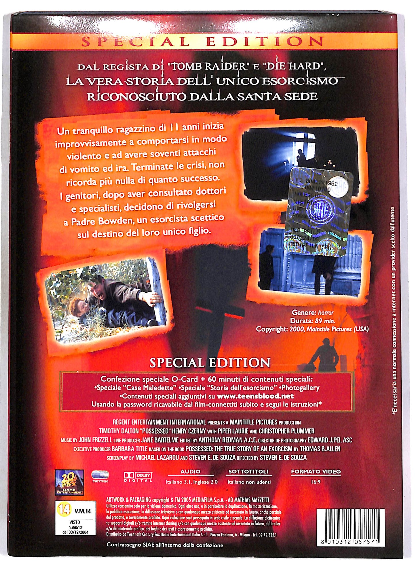 EBOND Possessed EDIZIONE SPECIALE SLIPCASE DVD D694959