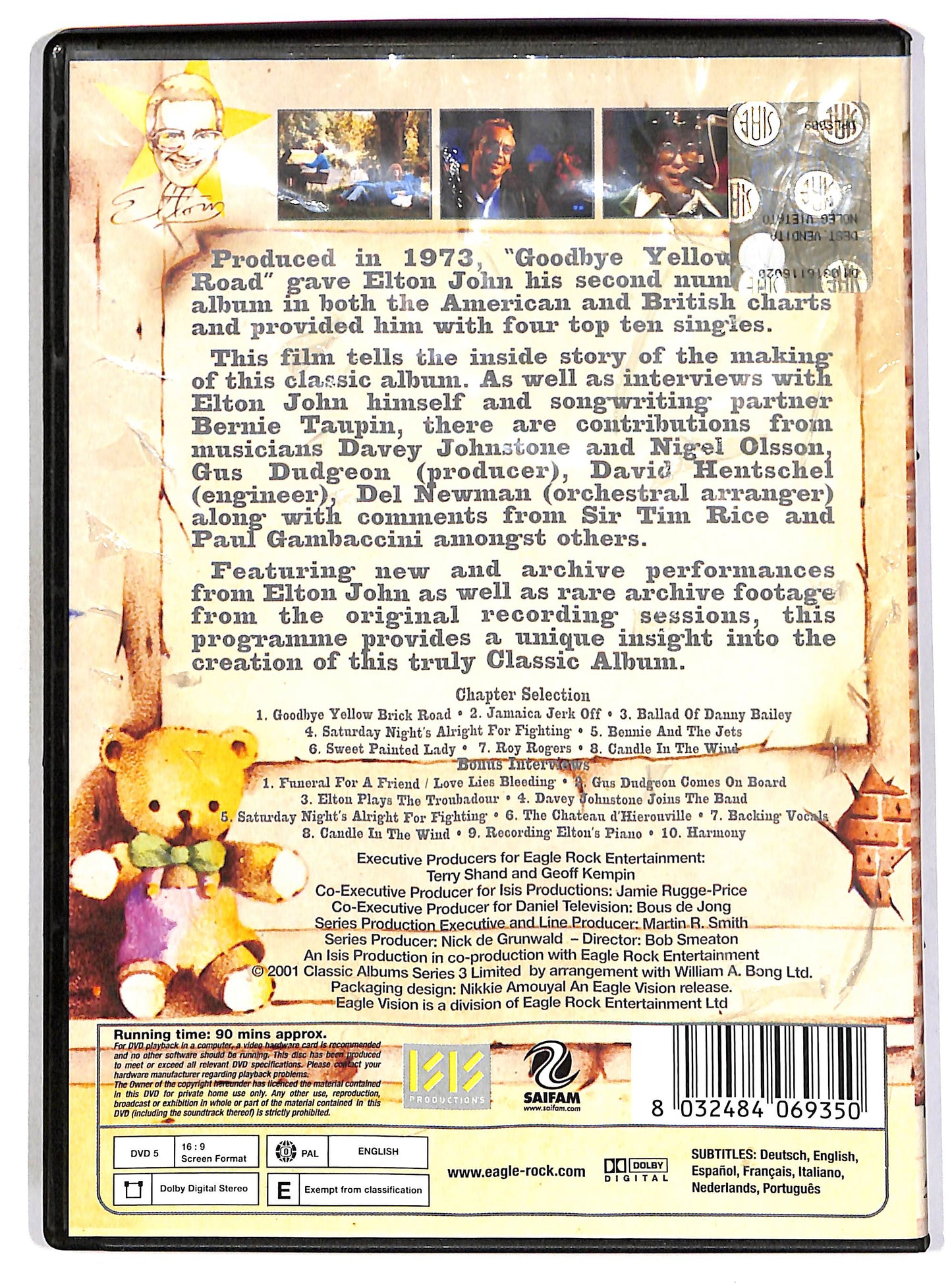 EBOND Elton John - Goodbye Yellow Brick Road DVD D695053