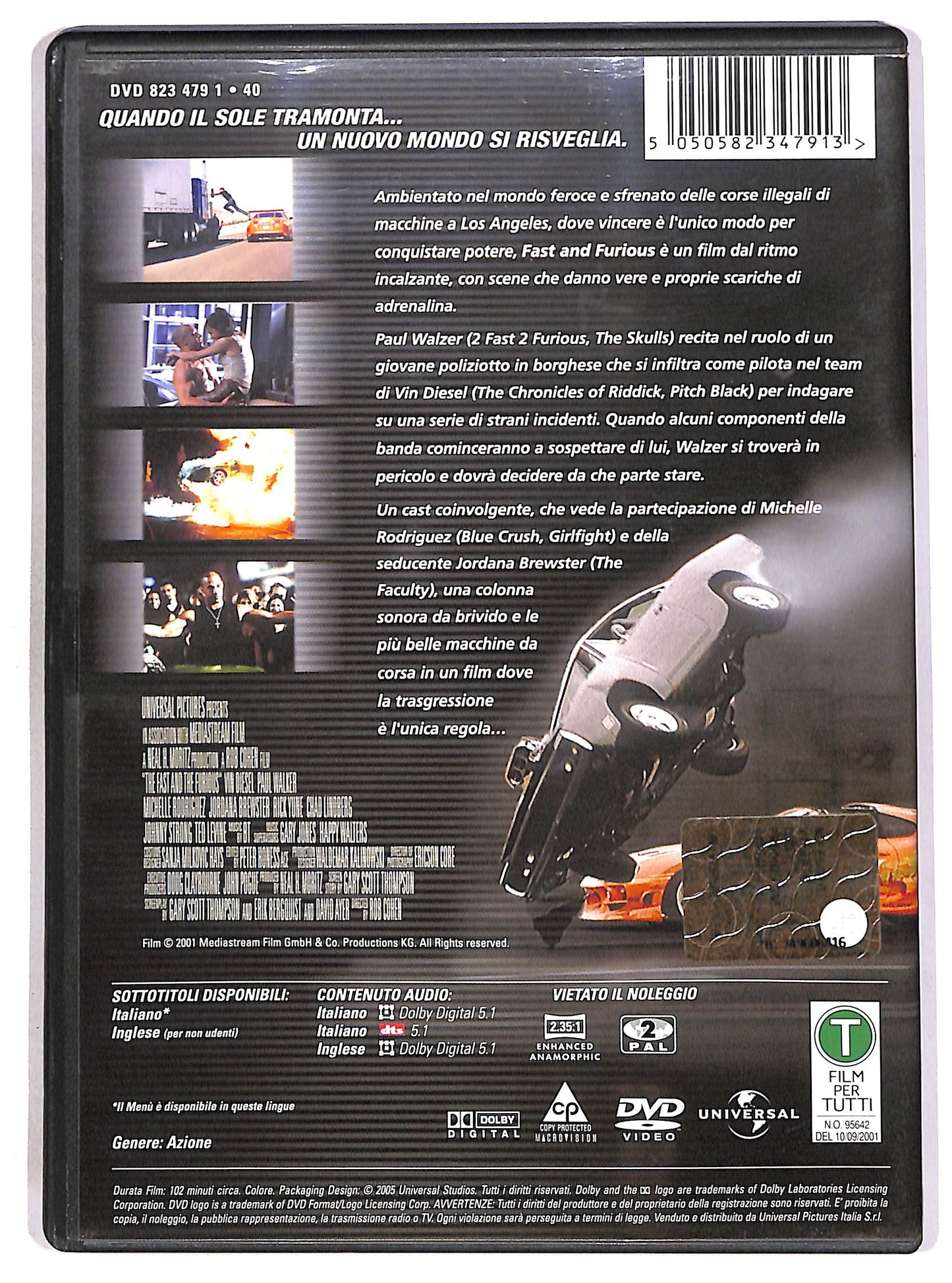 EBOND Fast and Furious DVD D695347