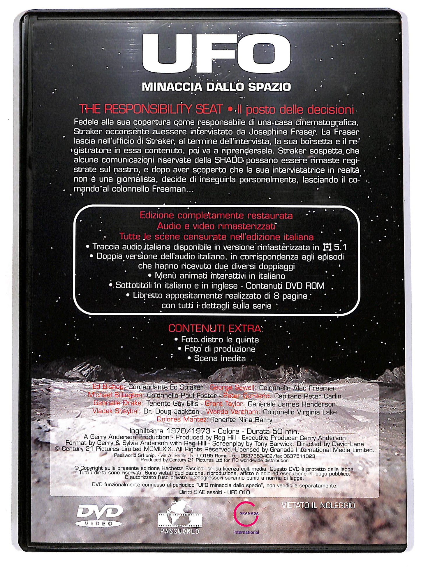 EBOND UFO Vol 10 - The Responsibility Seat EDITORIALE DVD D695437