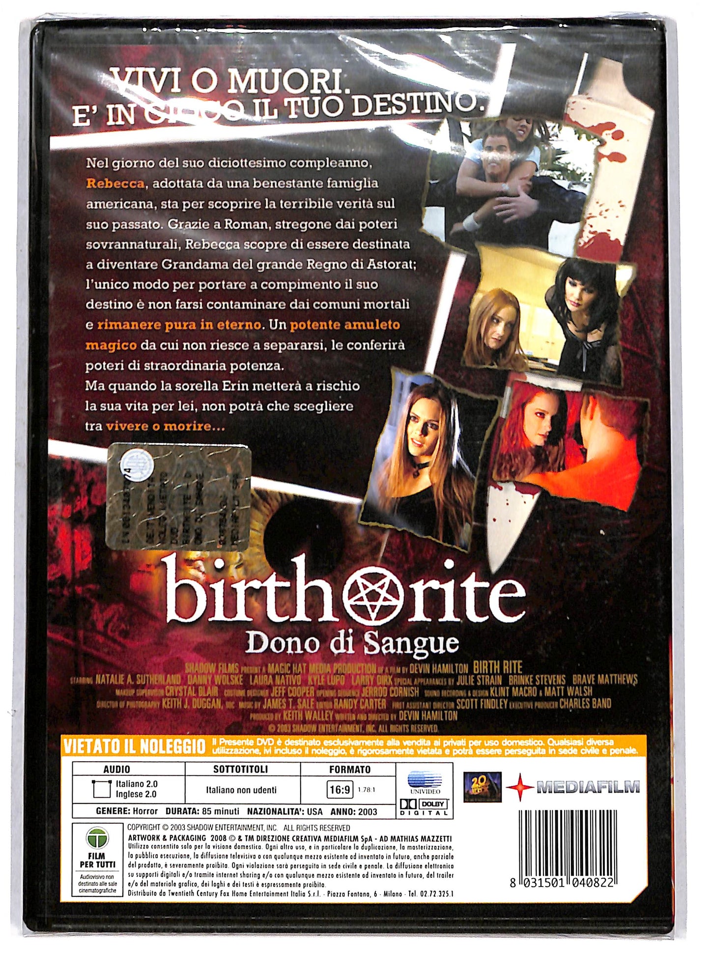 EBOND birth eite - dono di sangue DVD D695614