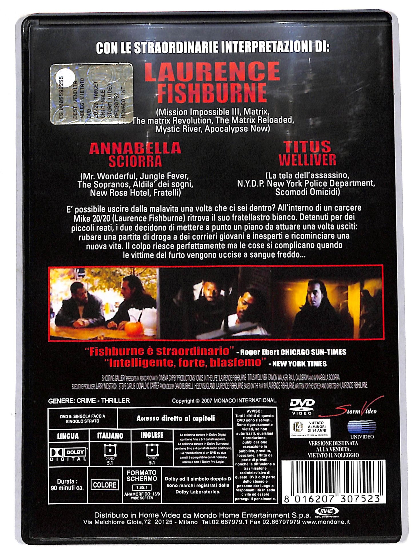 EBOND 20/20 target criminale DVD D695632