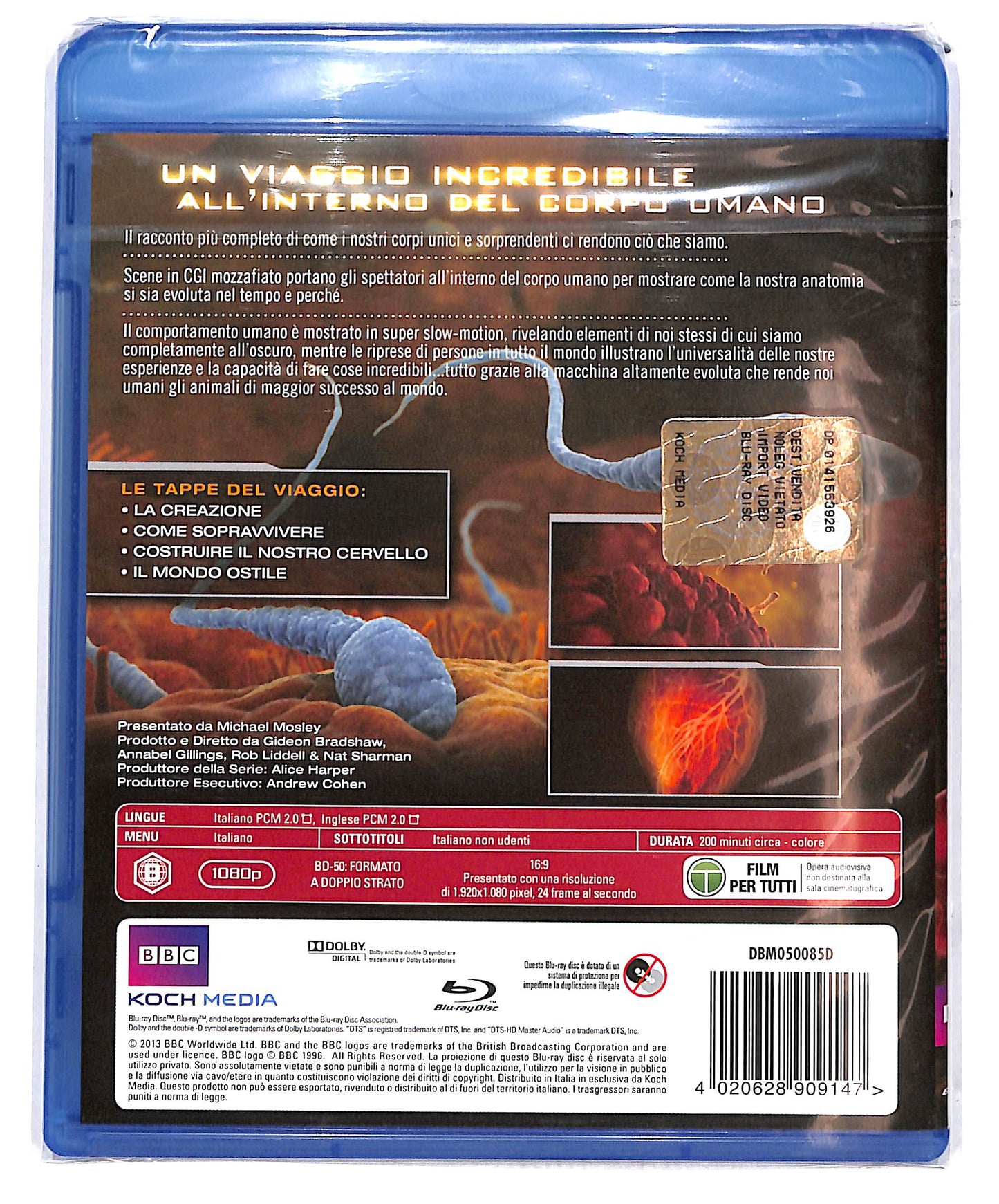 EBOND Lo Straordinario viaggio nel corpo umano BLURAY D695721